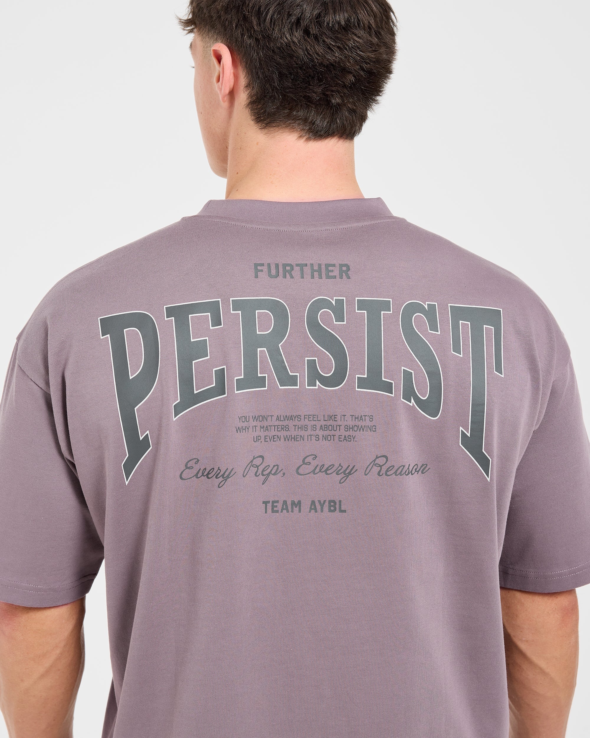 Cam Kissel x Persist Oversized T Shirt - Mauve - Image 6