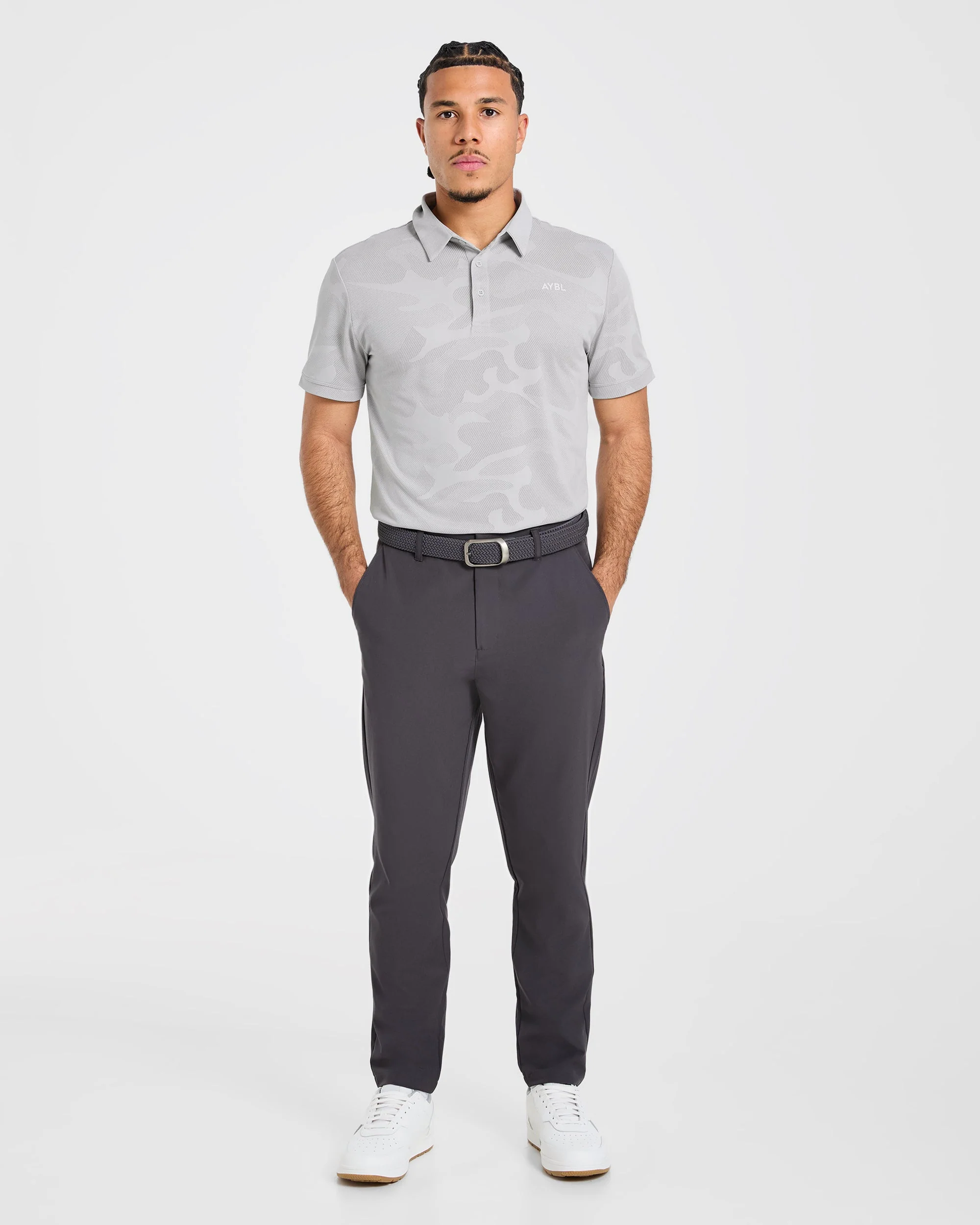 Camo Polo - Ice Grau - Image 3