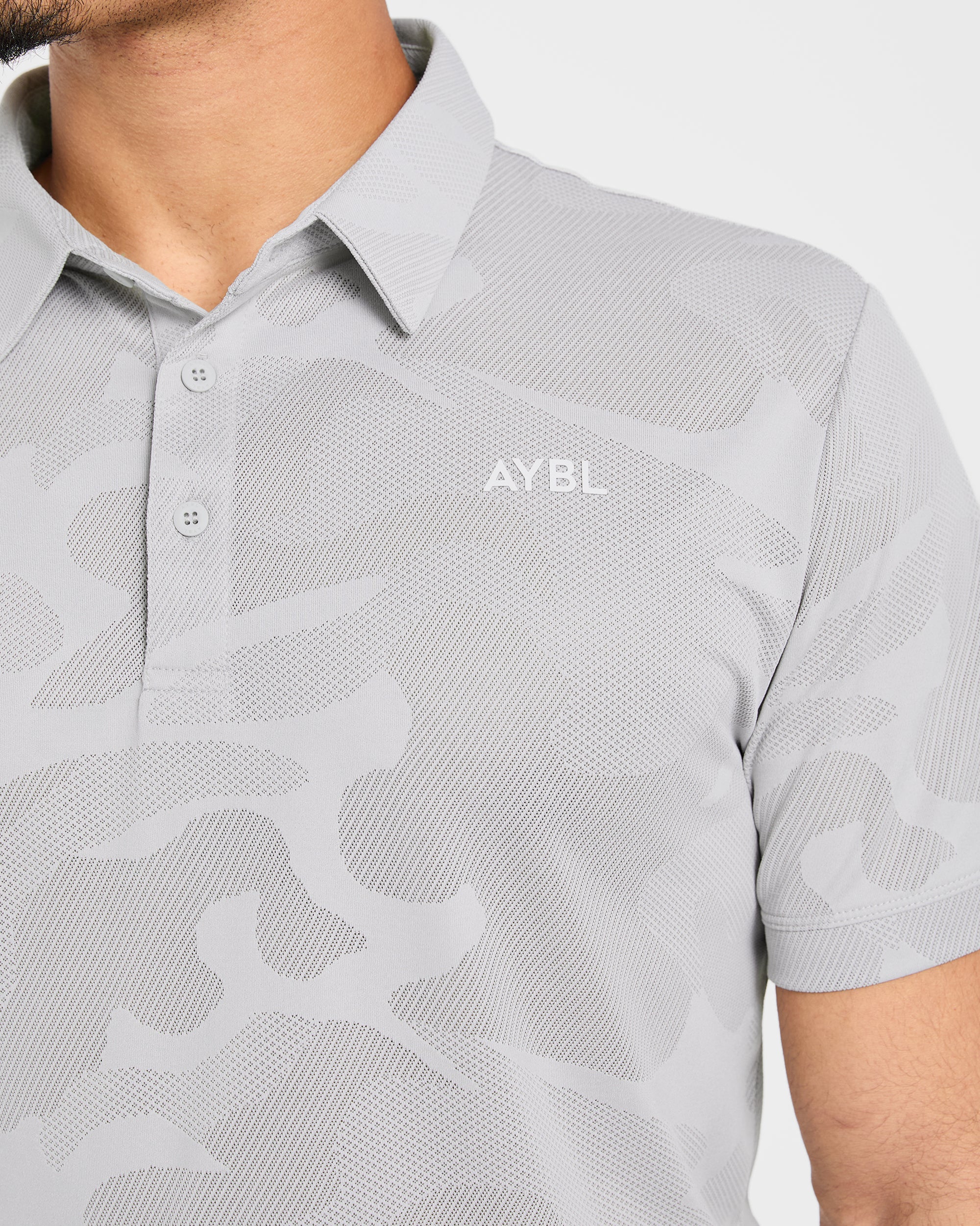 Camo Polo - Ice Grau - Image 5