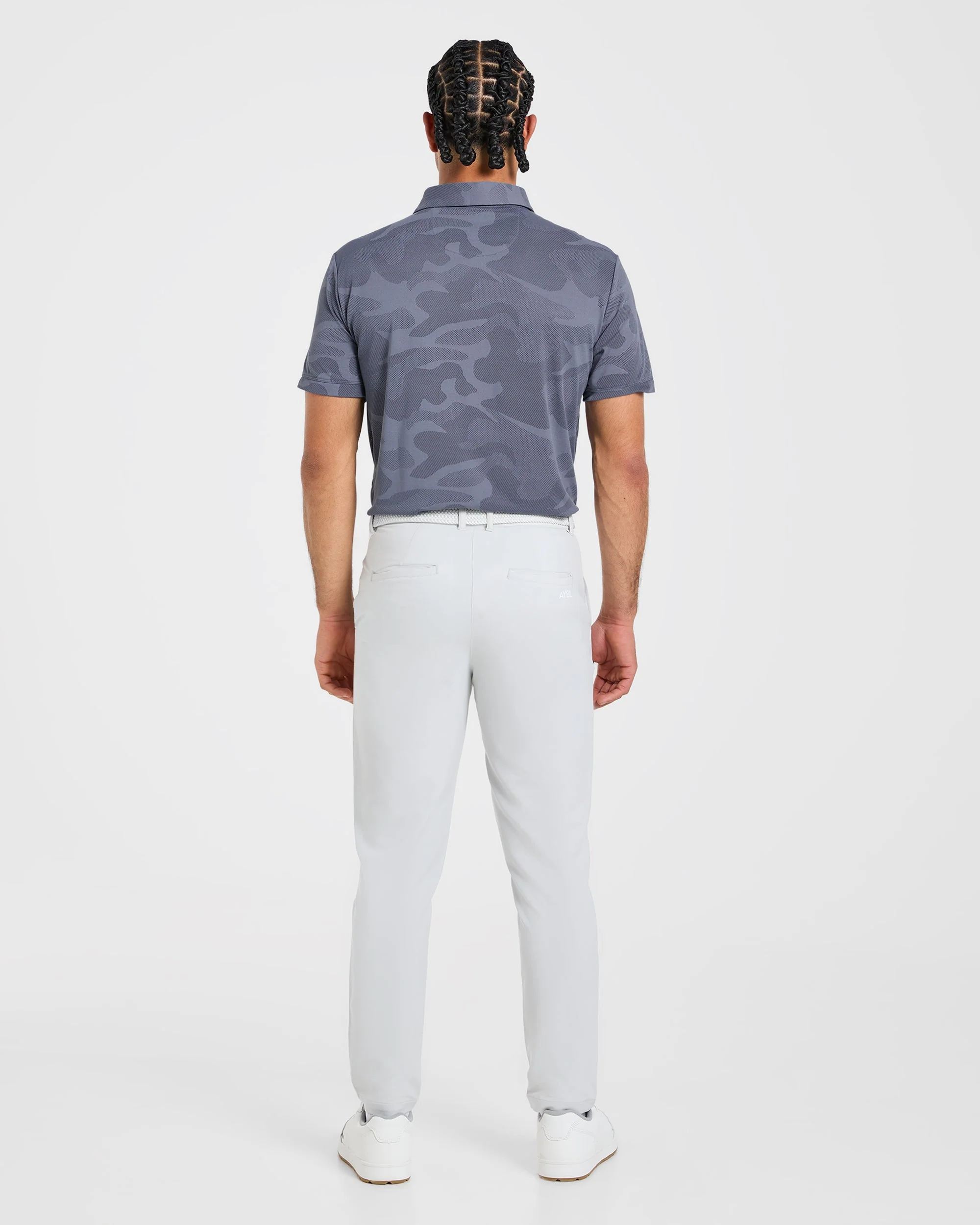 Camo Polo - Slate Blau - Image 4