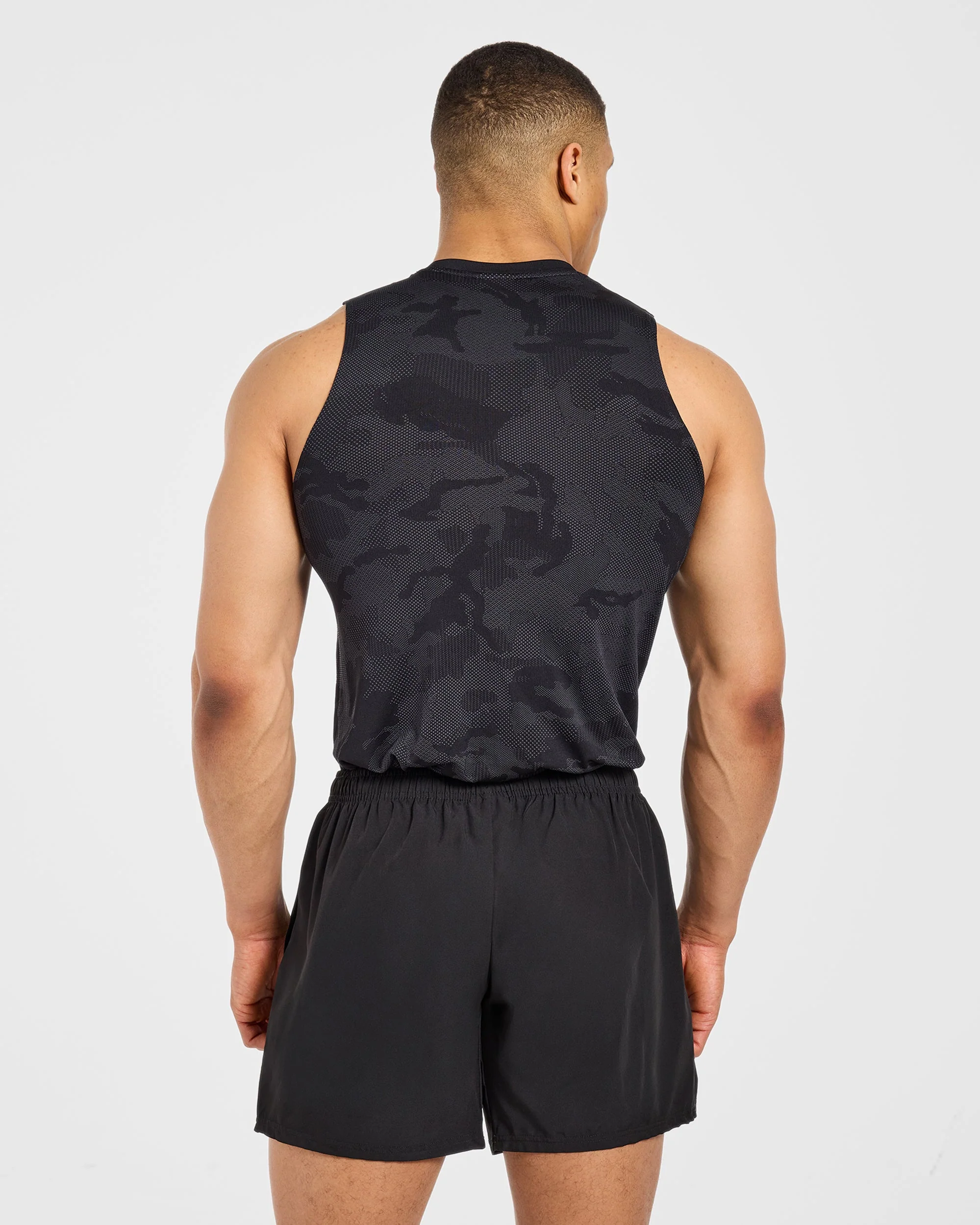 Camo Seamless Tank - Zwart - Image 2