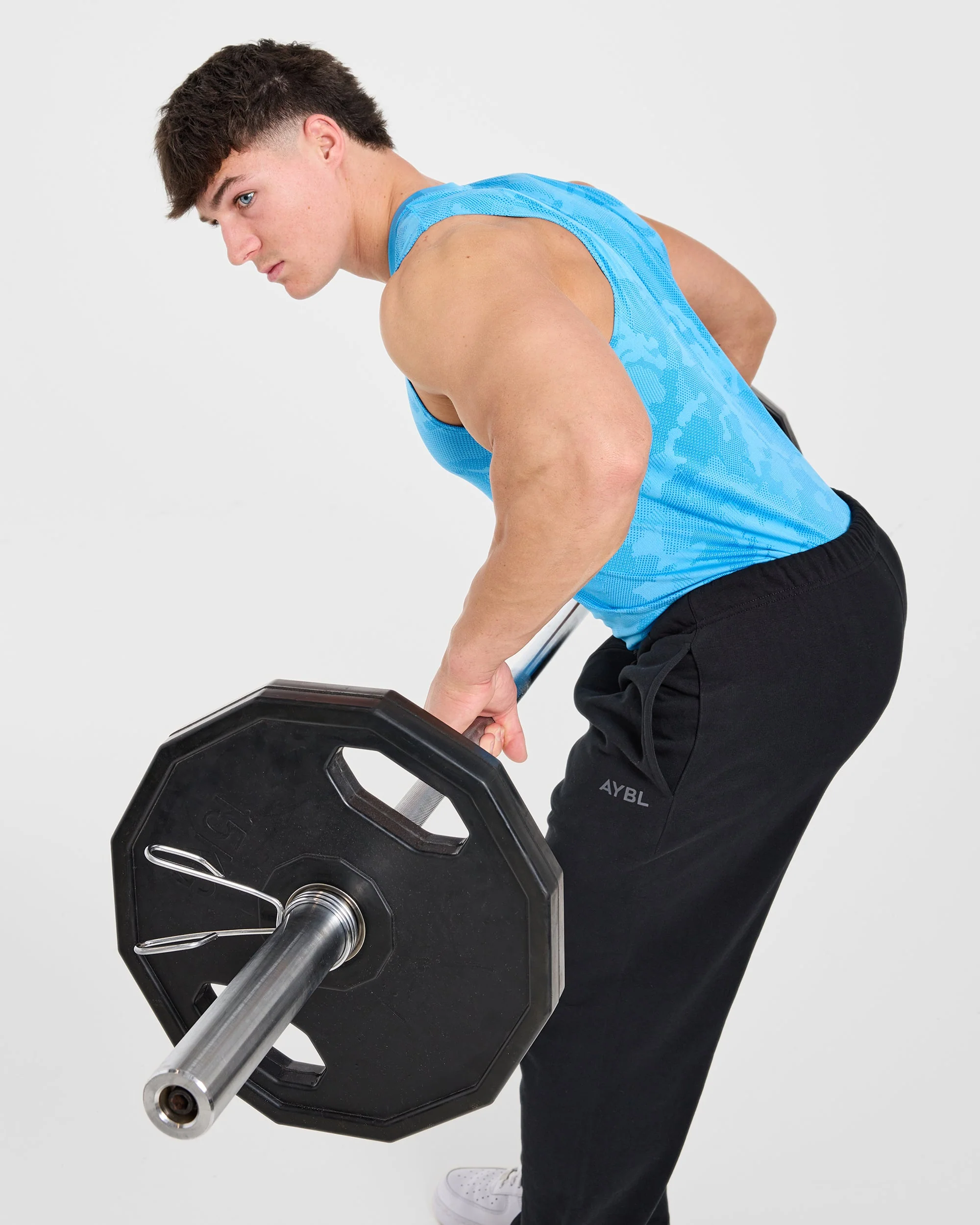 Camo Seamless Tank - Bright Aqua - Image 8