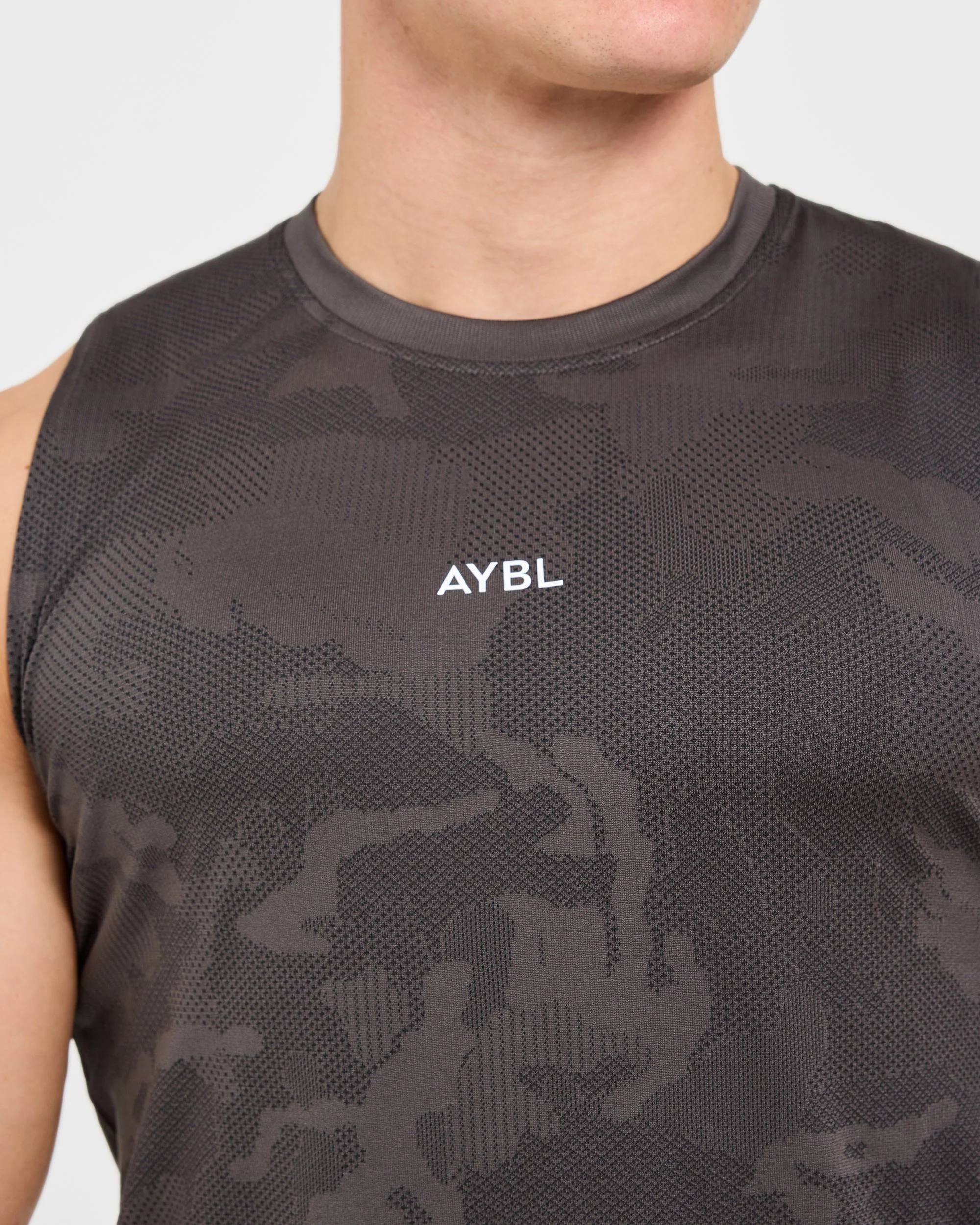 Camo Seamless Tank - Charcoal - Image 5