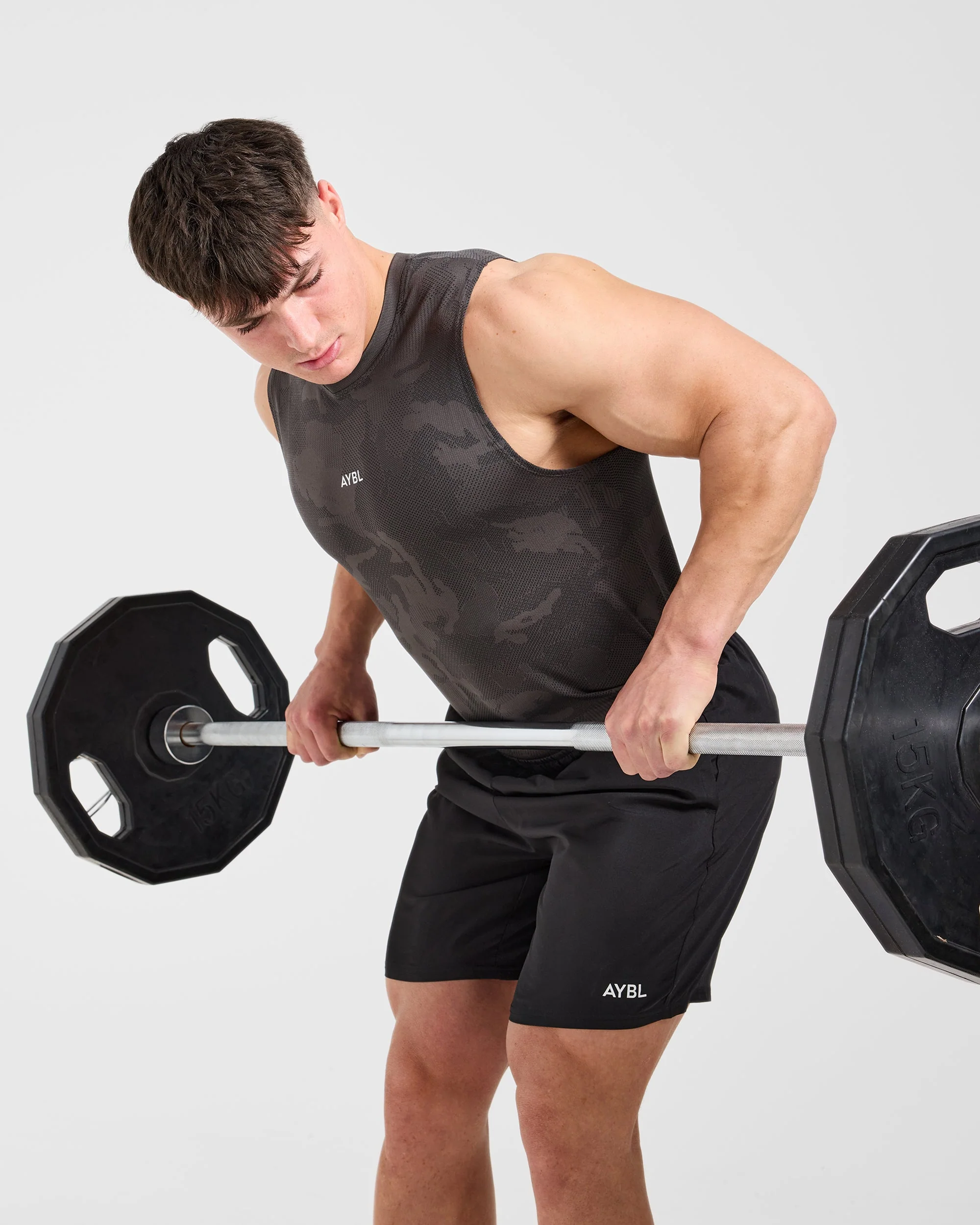 Camo Seamless Tank - Charcoal - Image 8