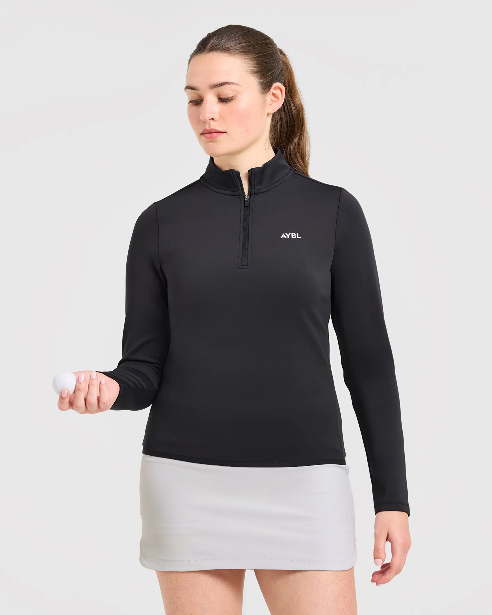 Classic 1/4 Zip Pullover - Zwart - Image 8