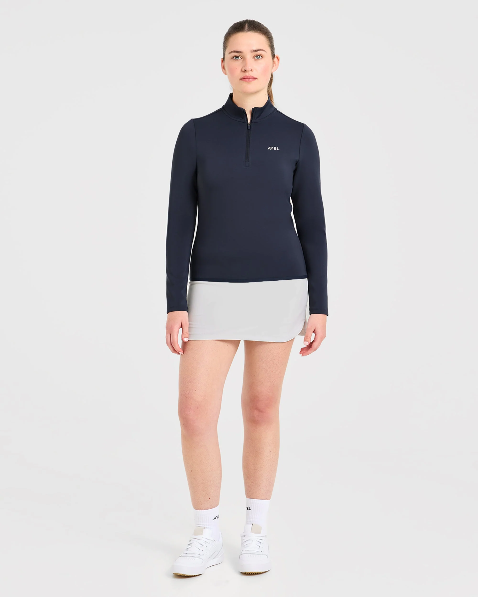 Classic 1/4 Zip Pullover - Navy Blauw - Image 3