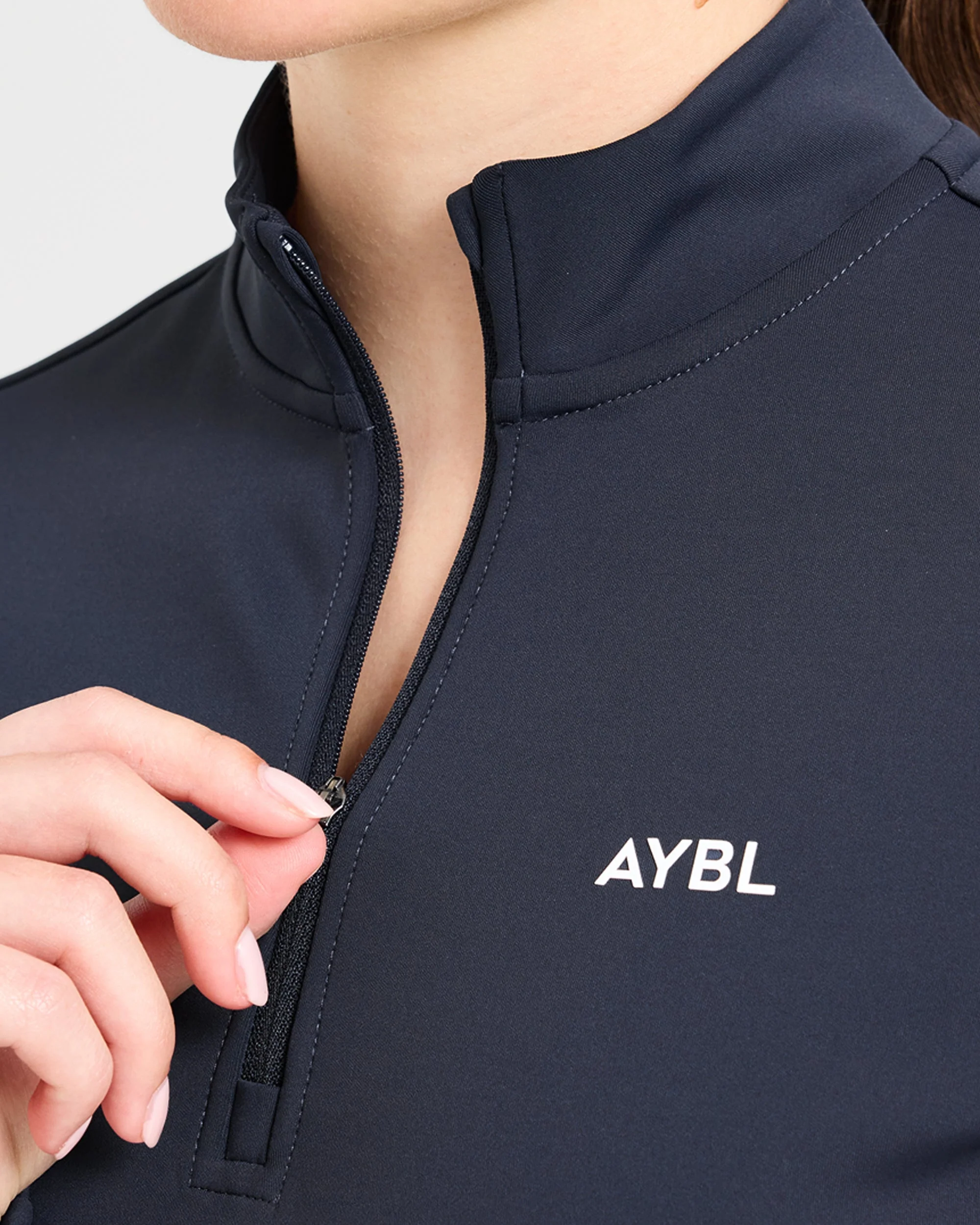 Classic 1/4 Zip Pullover - Navy Blauw - Image 5