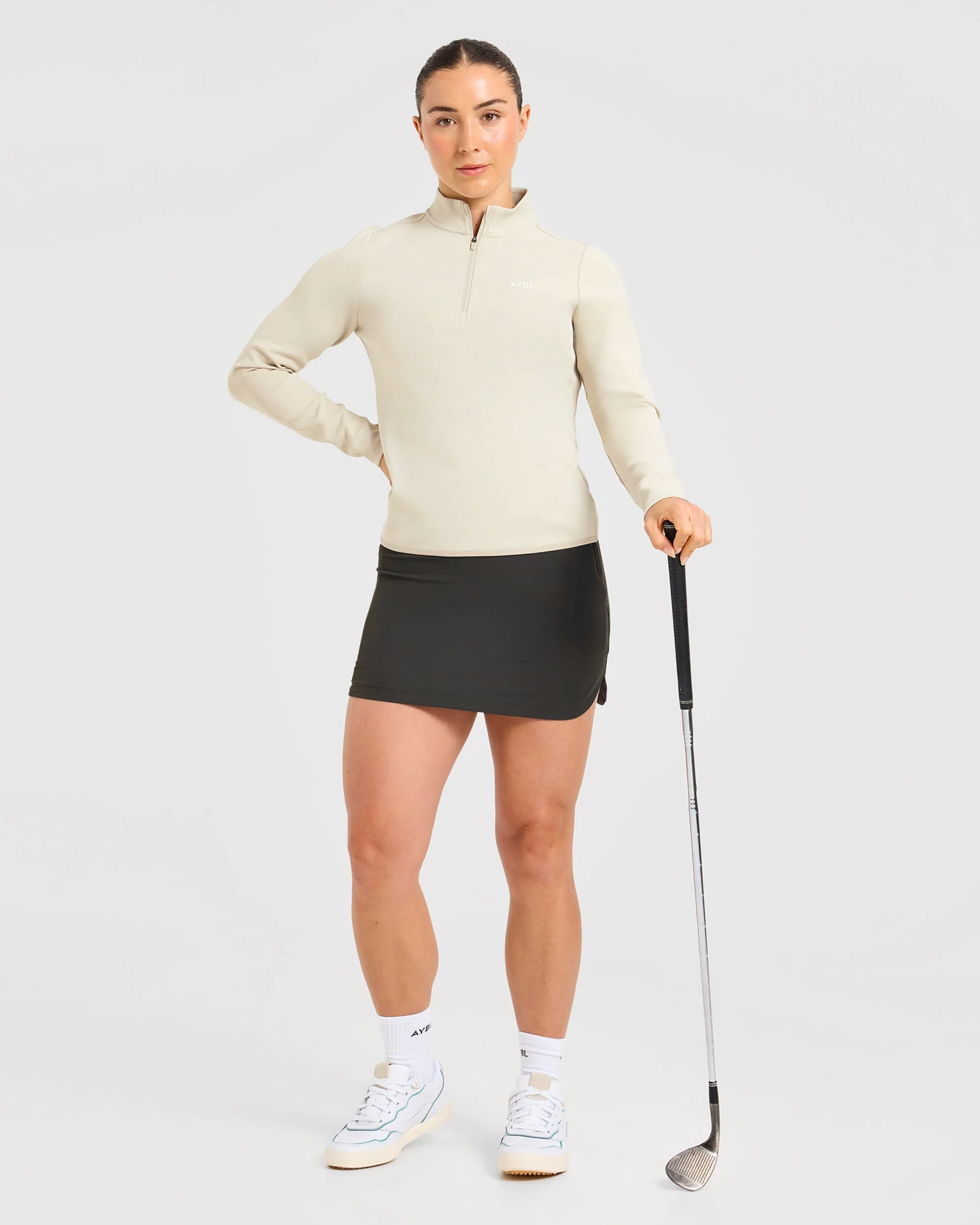 Classic 1/4 Zip Pullover - Sand - Image 8
