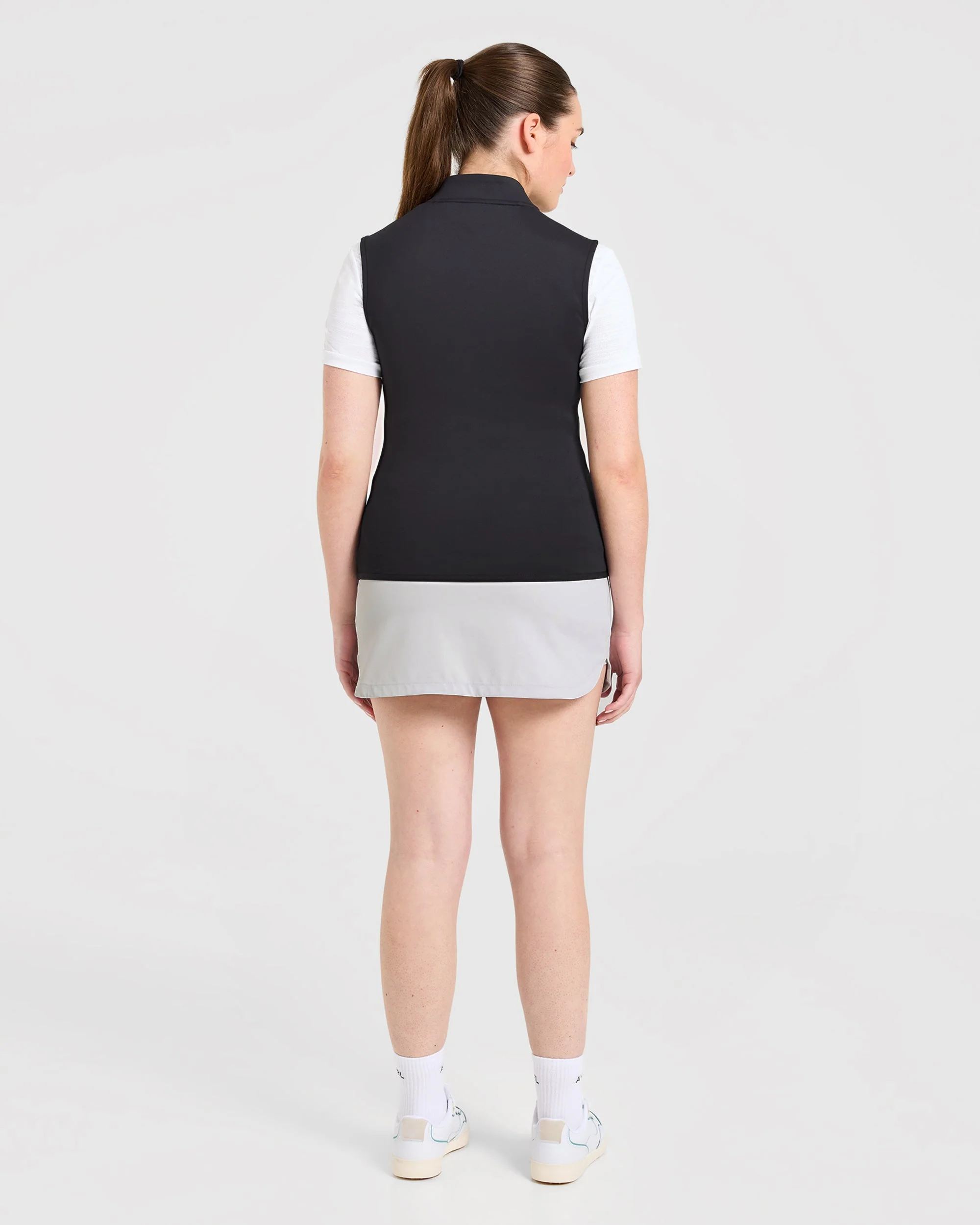 Classic 1/4 Zip Vest - Zwart - Image 4