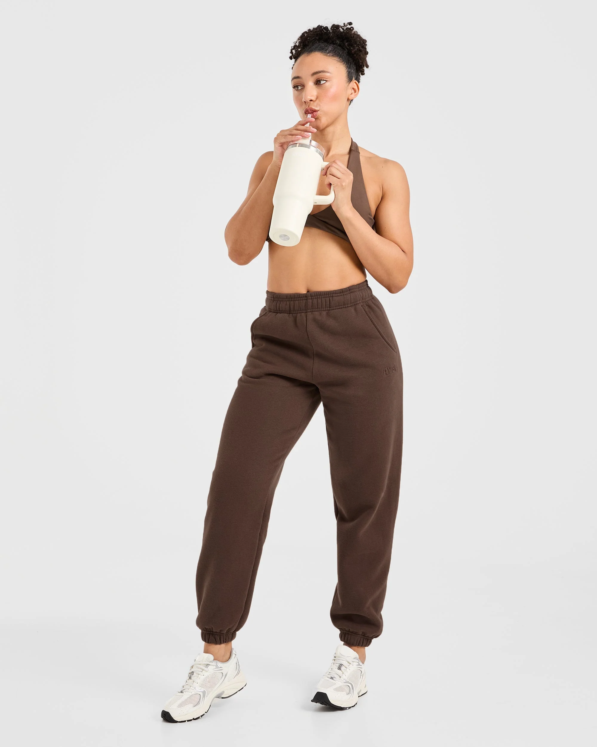 Classic Plush Oversized Joggers - Bruin - Image 7