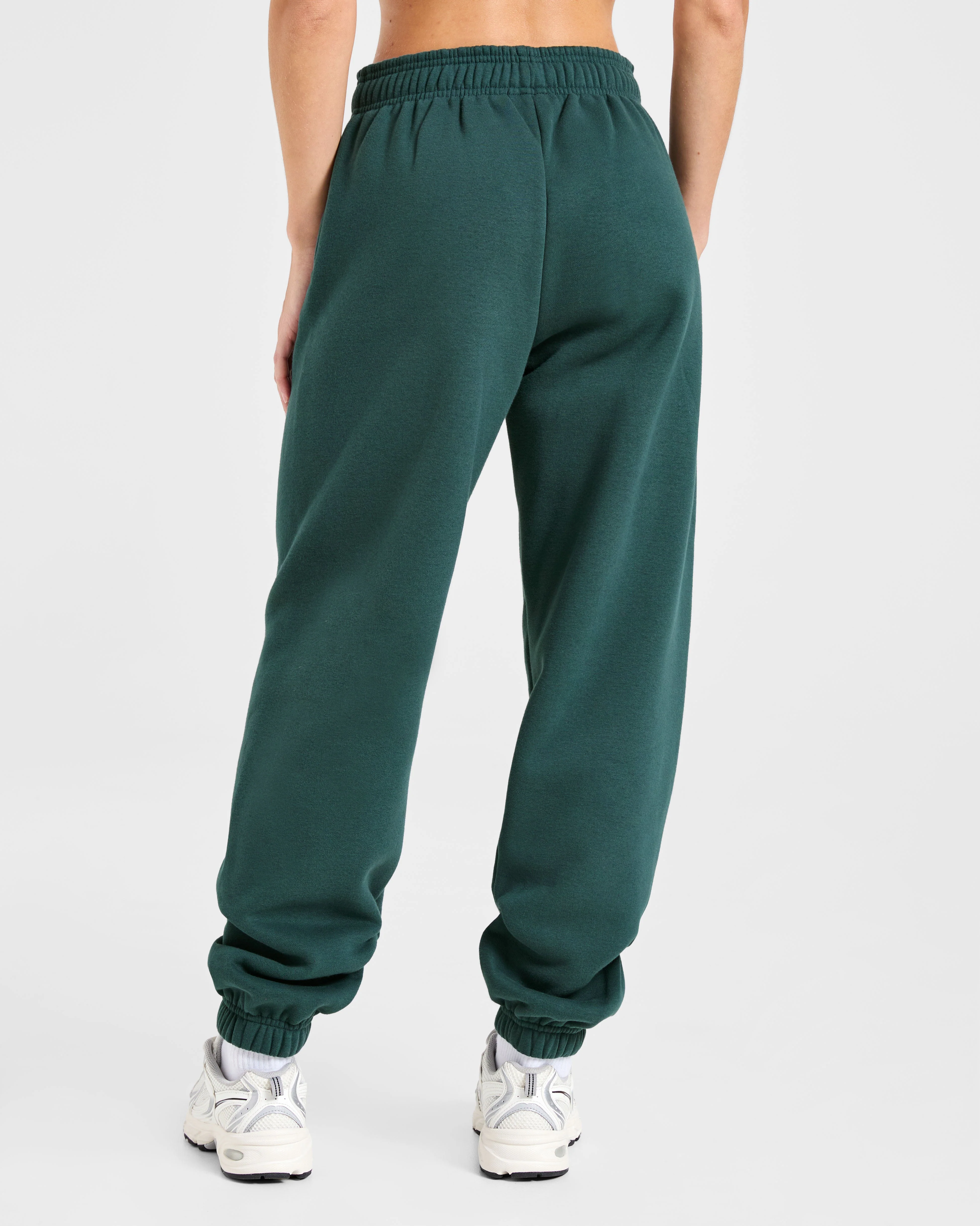 Classic Plush Oversized Joggers - Pine Groen - Image 2