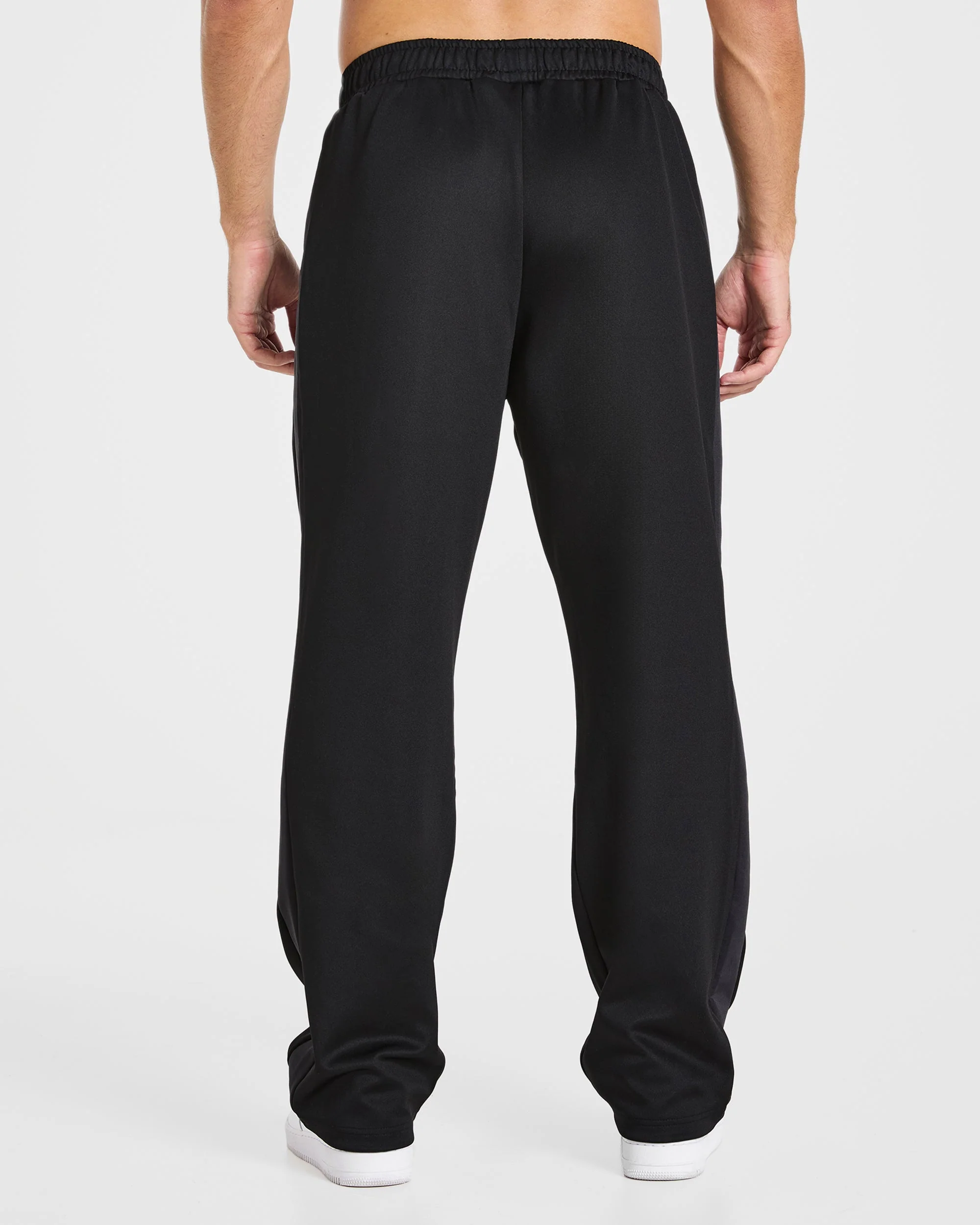 Classic Track Straight Leg Joggers - Zwart/Charcoal - Image 2