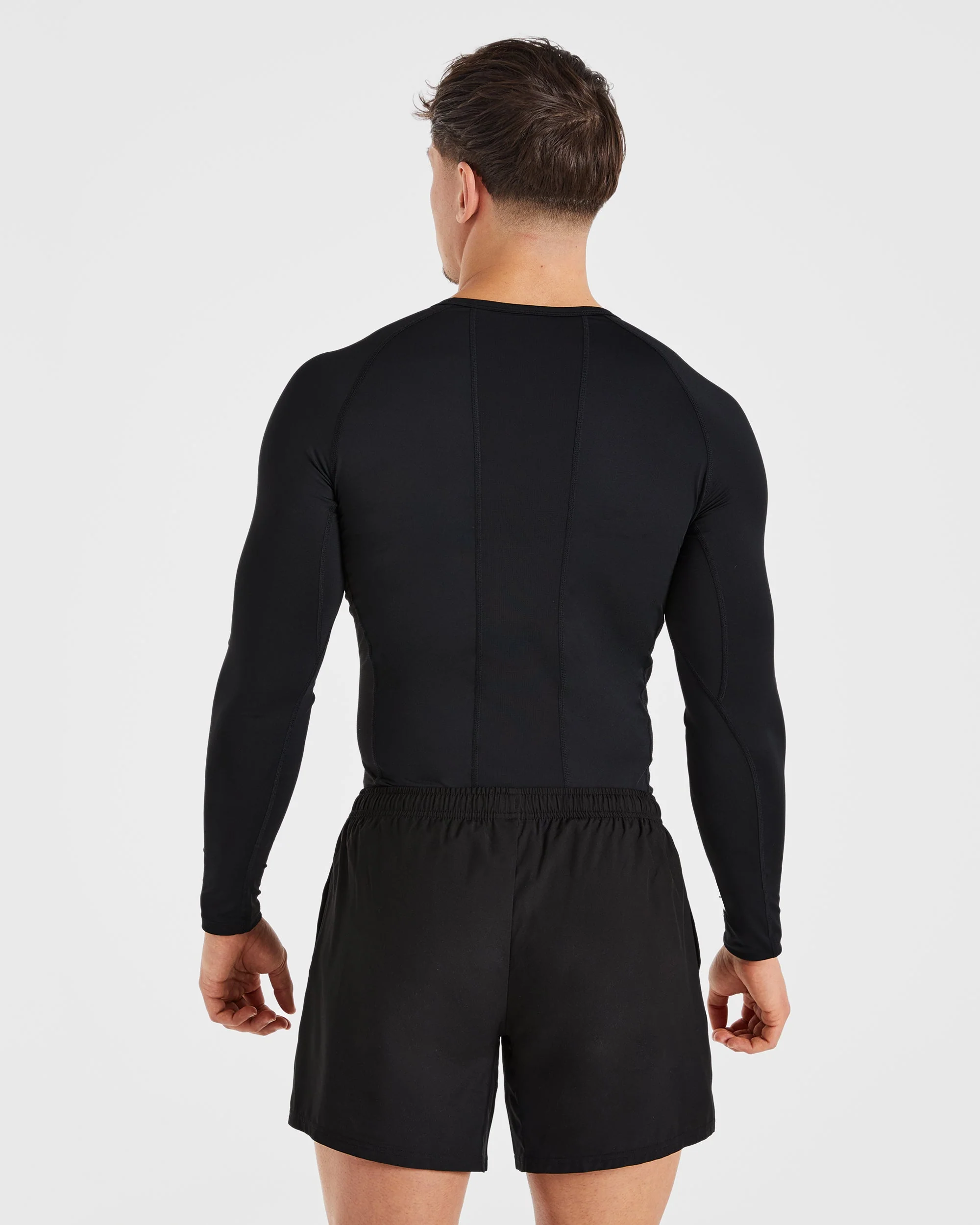 Compression Long Sleeve T Shirt - Zwart - Image 2