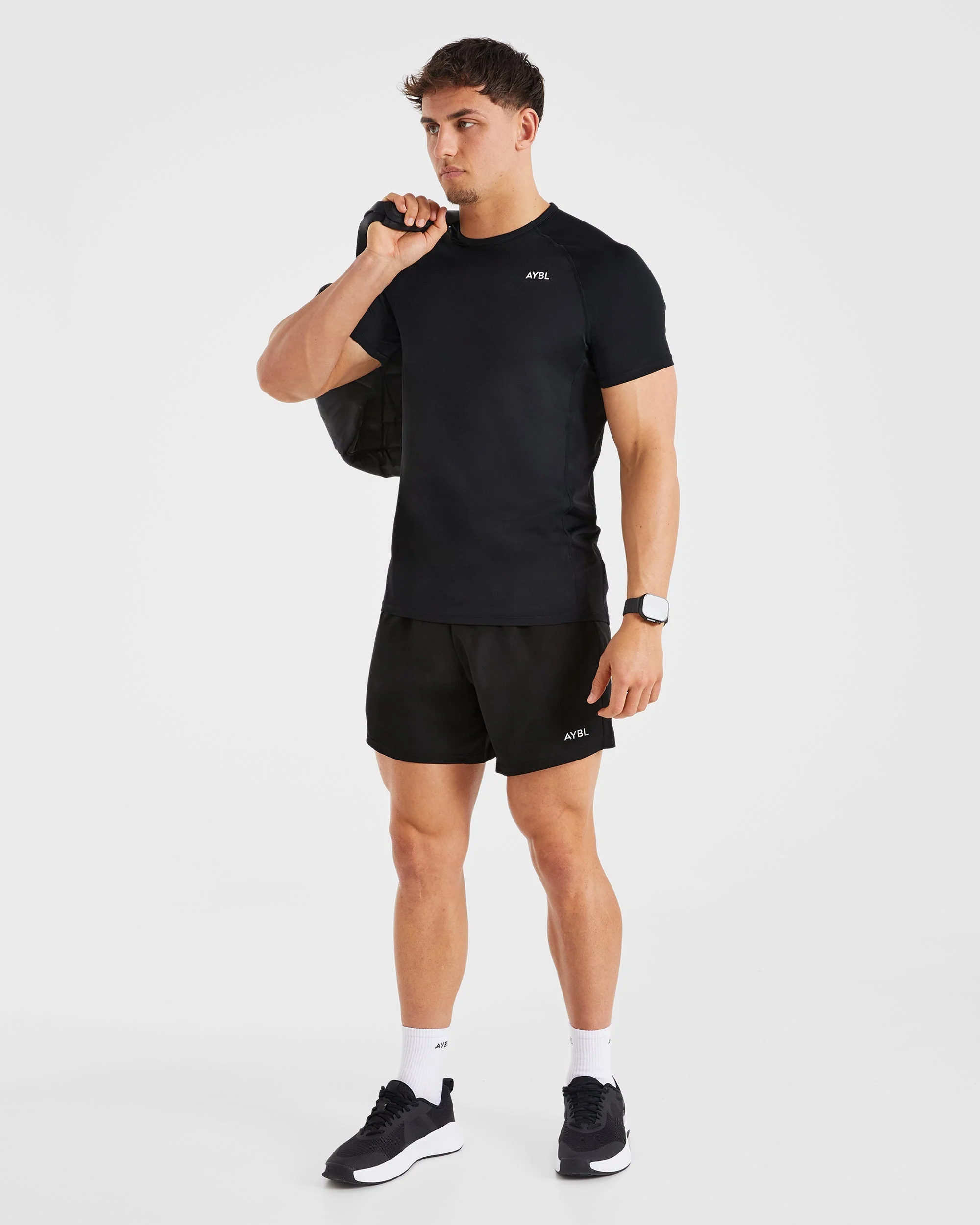 Compression Relaxed T Shirt - Zwart - Image 7