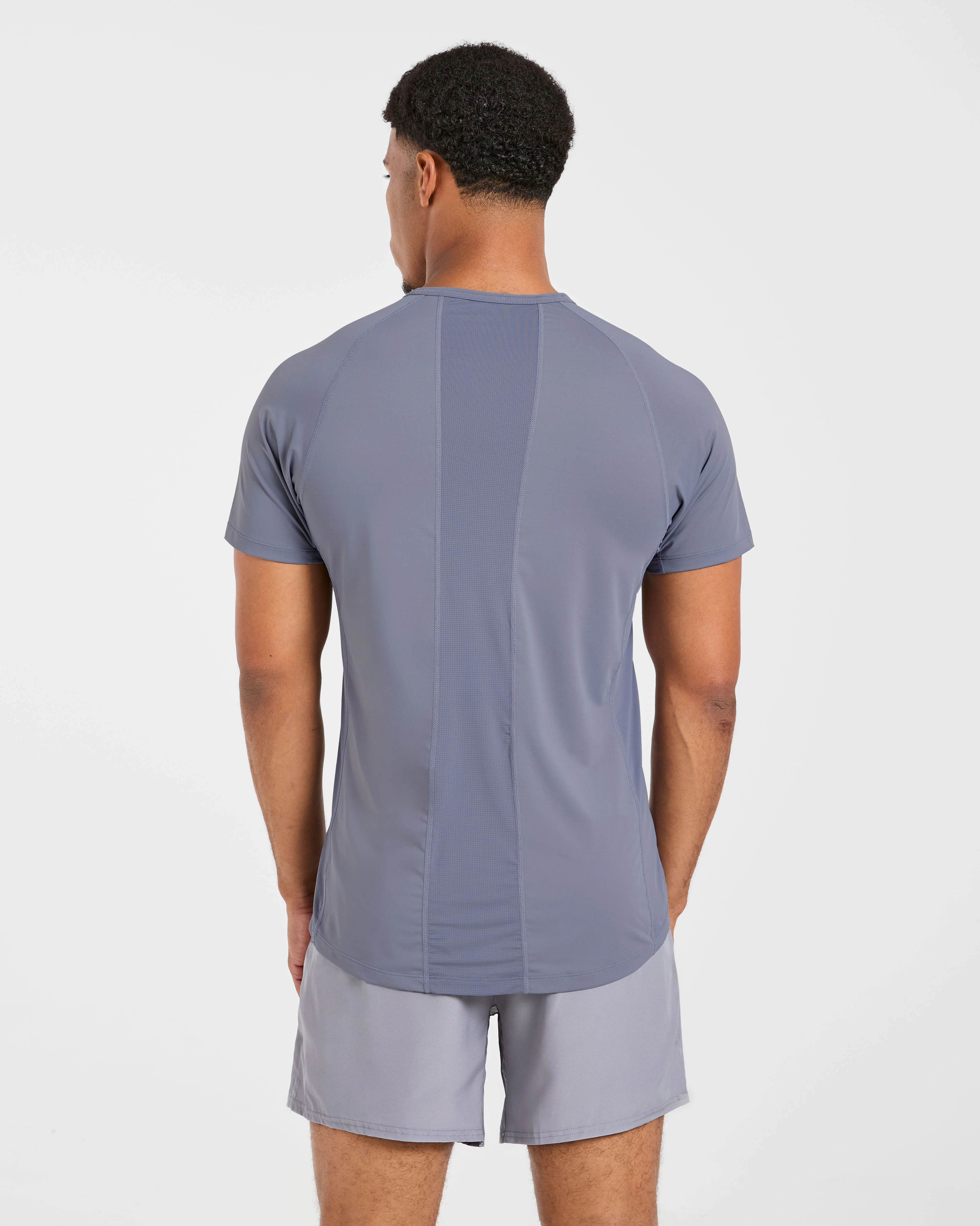 Compression Relaxed T Shirt - Slate Grijs - Image 2