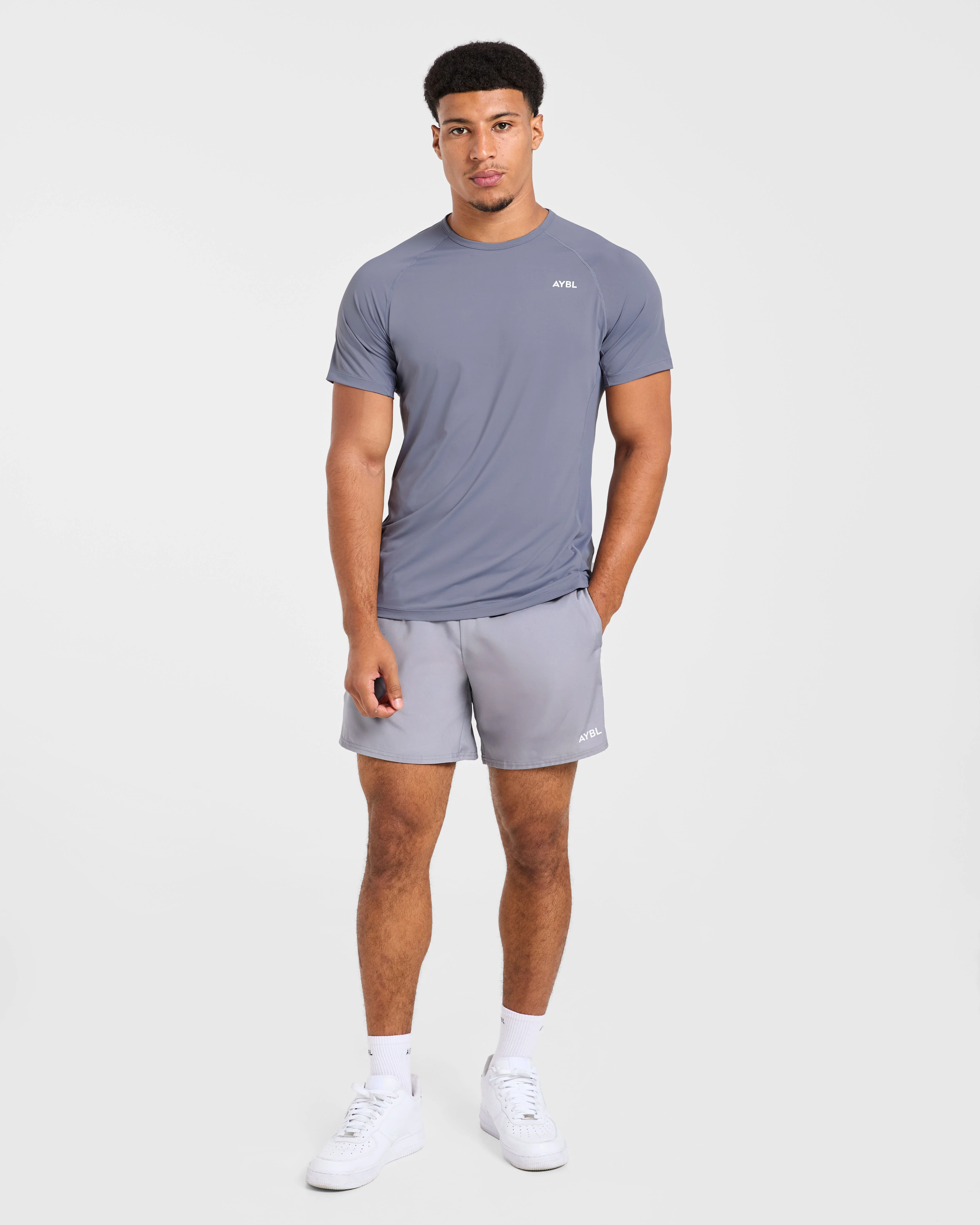 Compression Relaxed T Shirt - Slate Grijs - Image 3