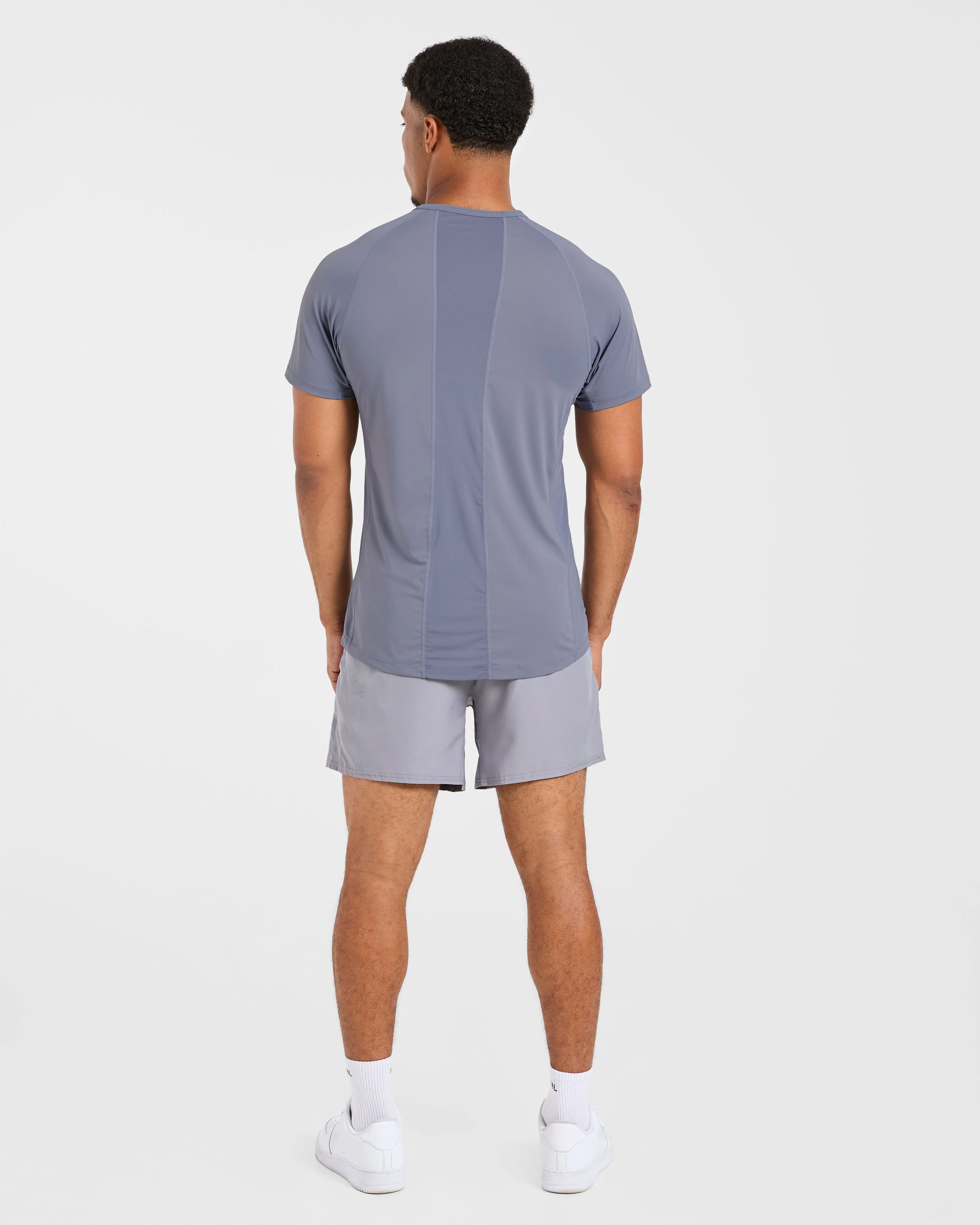 Compression Relaxed T Shirt - Slate Grijs - Image 4