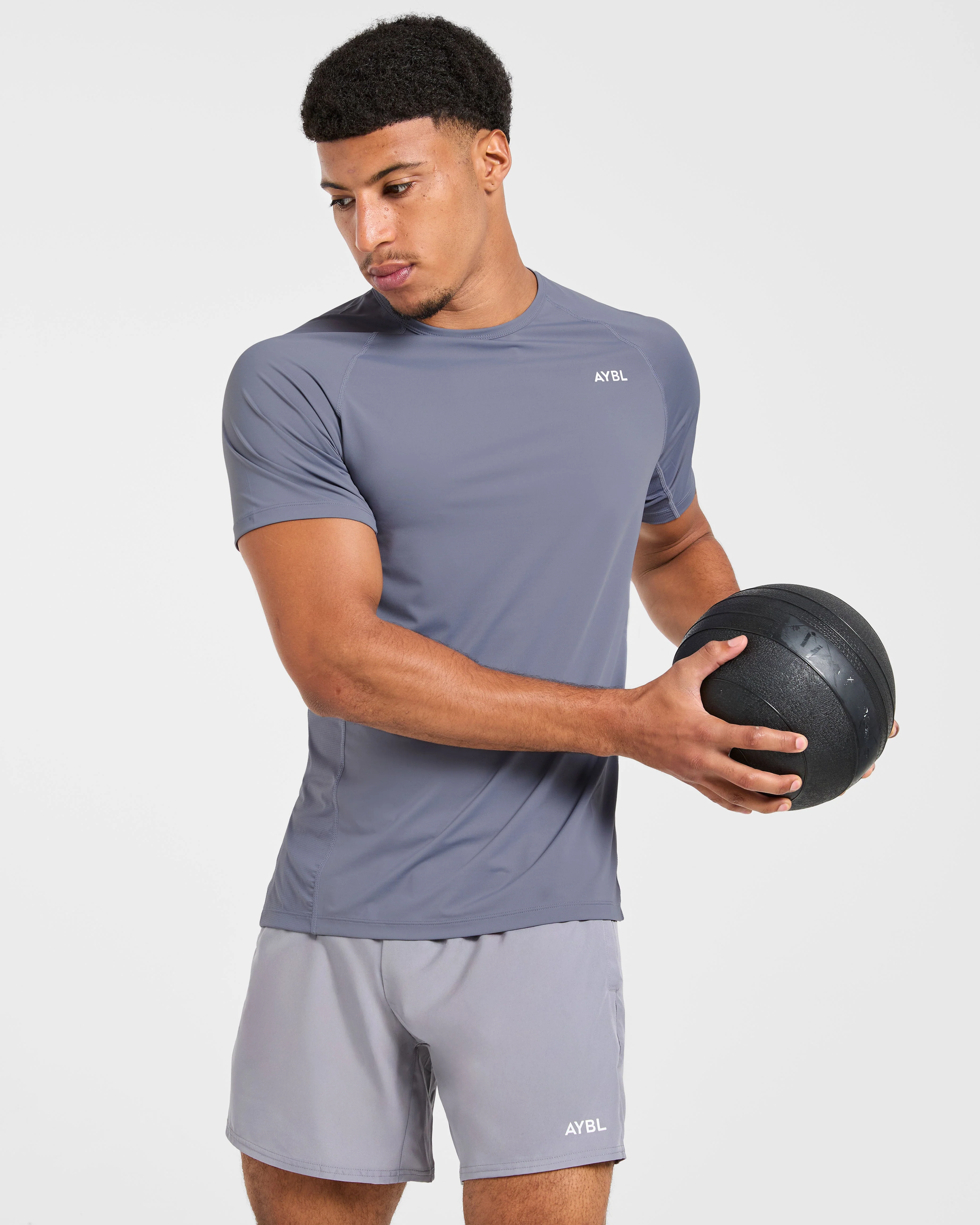 Compression Relaxed T Shirt - Slate Grijs - Image 7