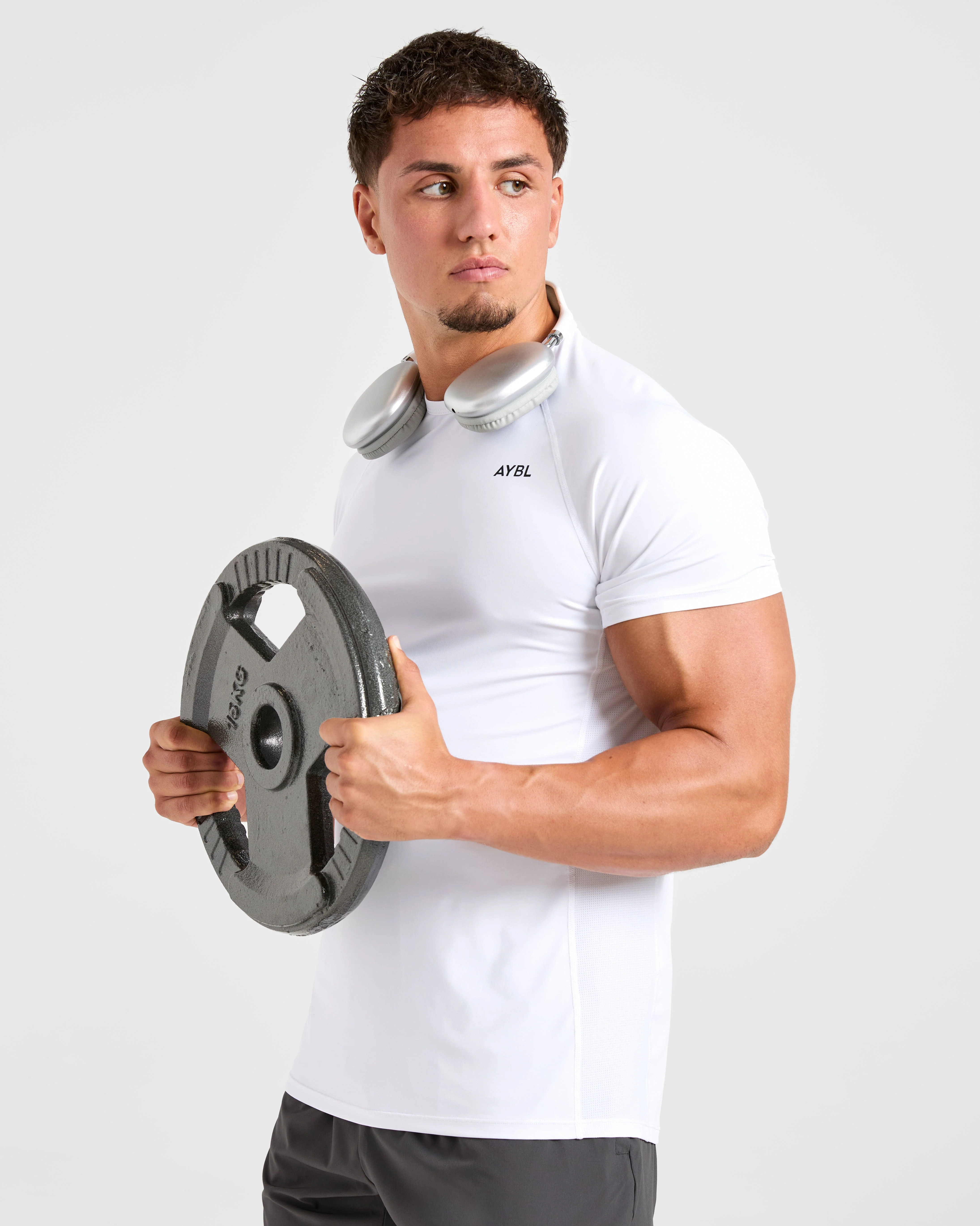 Compression Relaxed T Shirt - Wit - Image 8