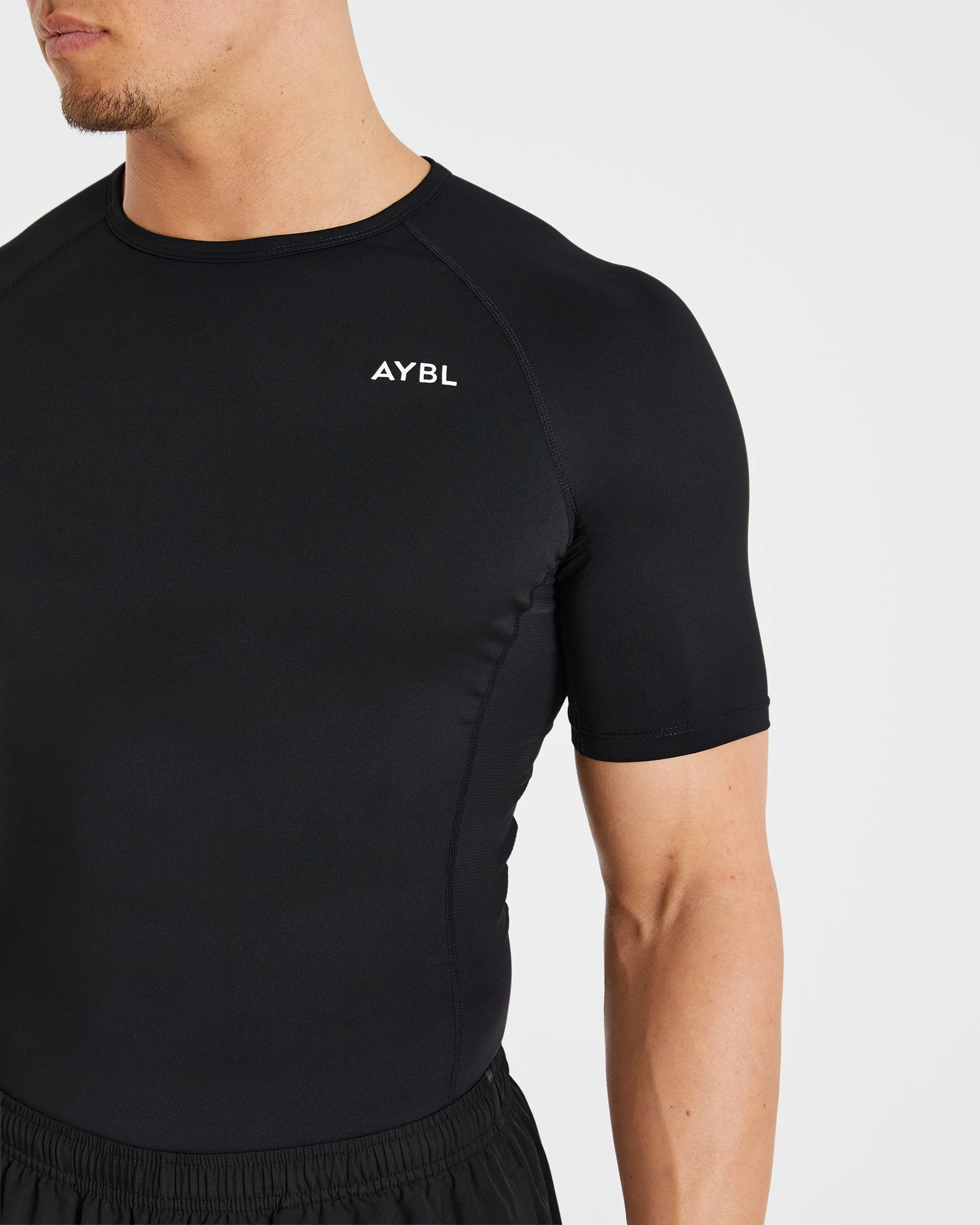Compression T Shirt - Zwart - Image 5