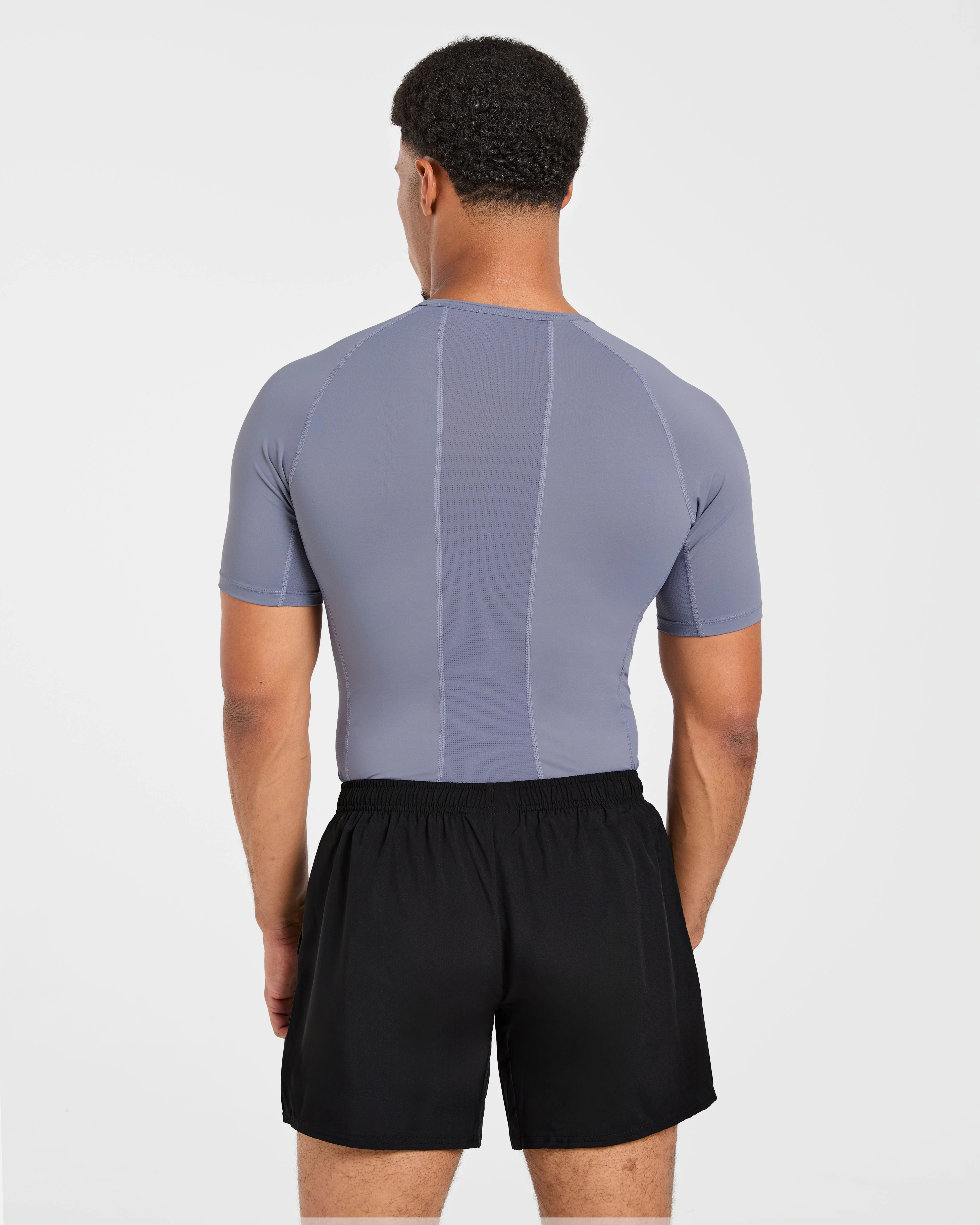 Compression T Shirt - Slate Grijs - Image 2