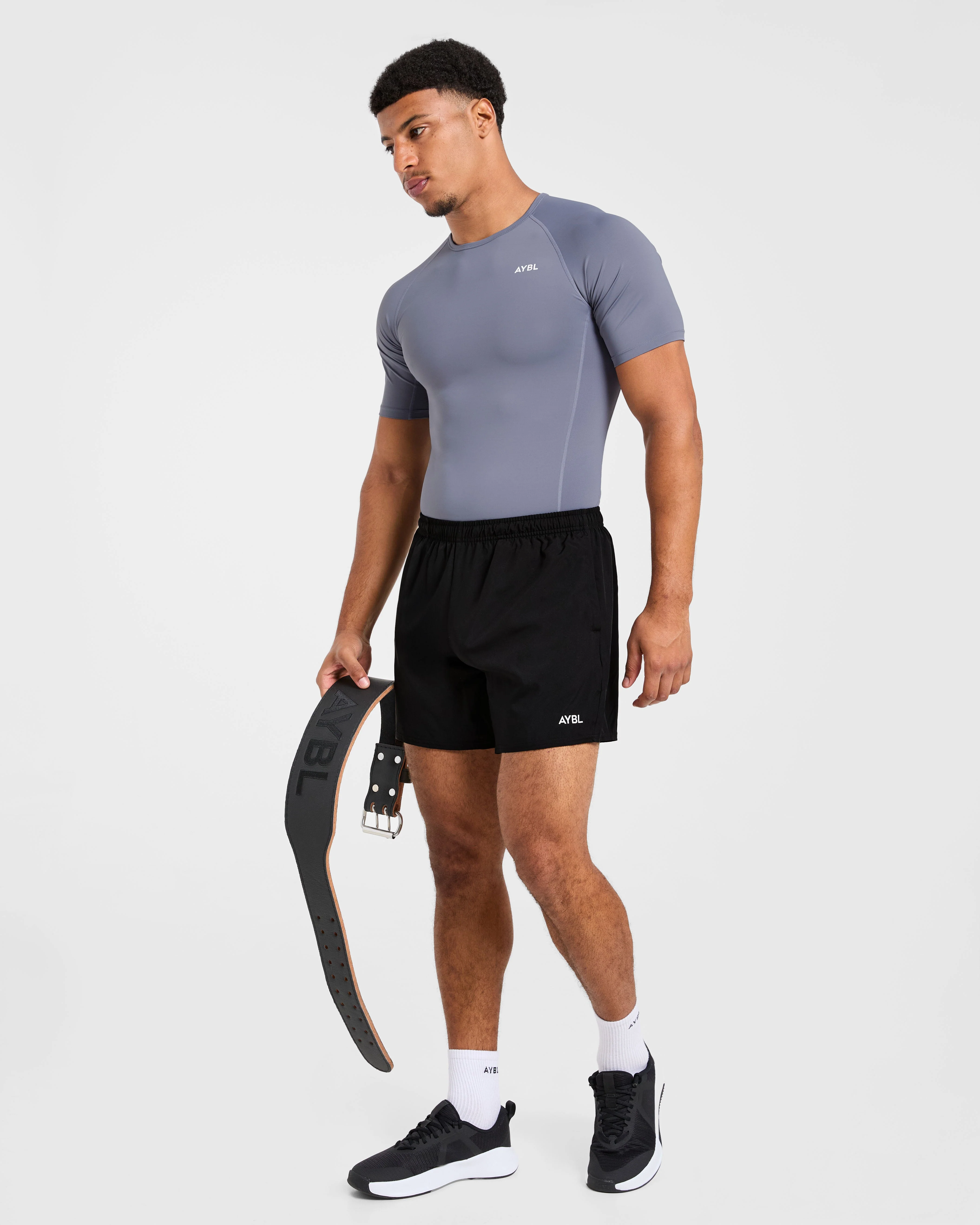 Compression T Shirt - Slate Grijs - Image 7