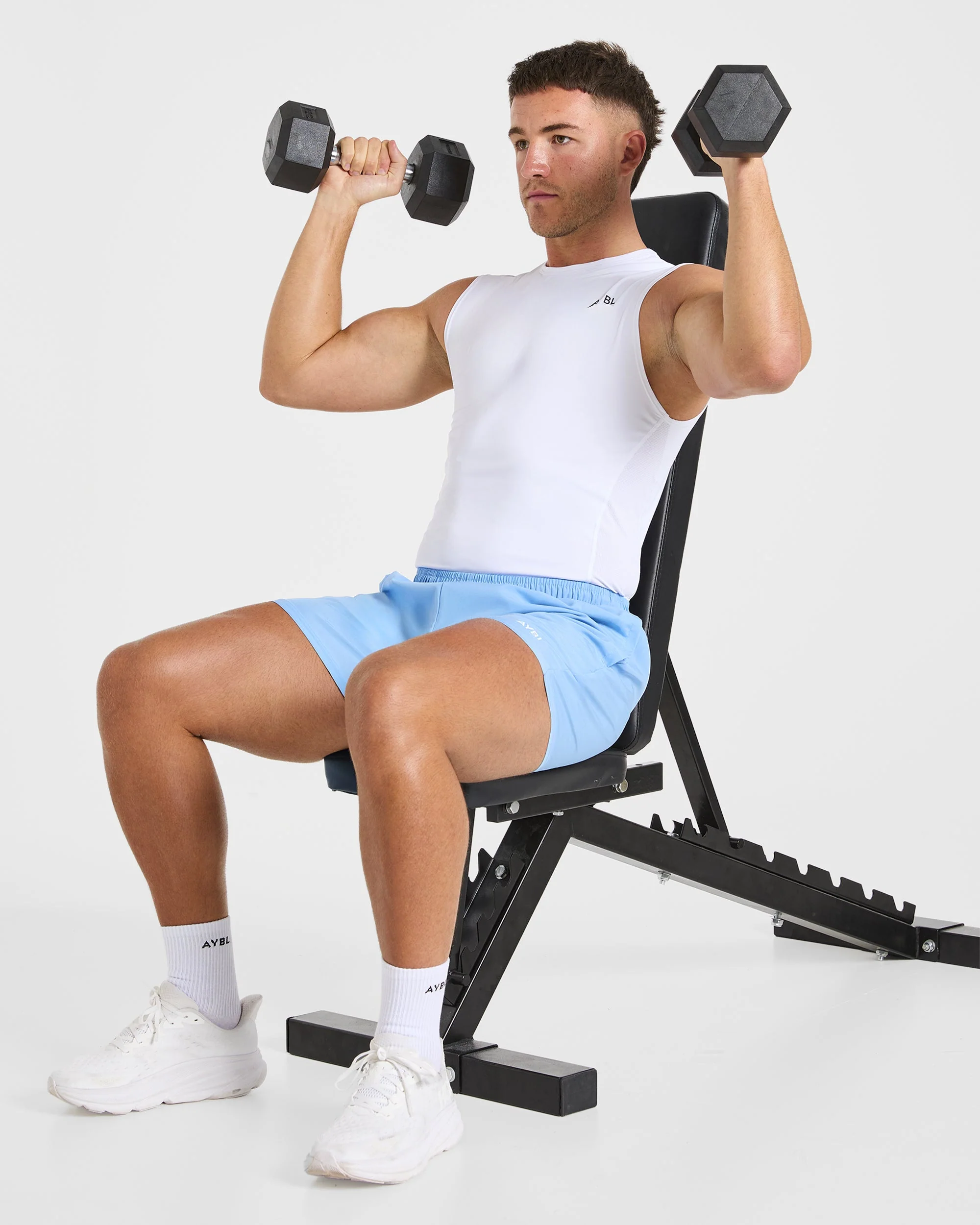 Core 5" Shorts - Air Blauw - Image 8