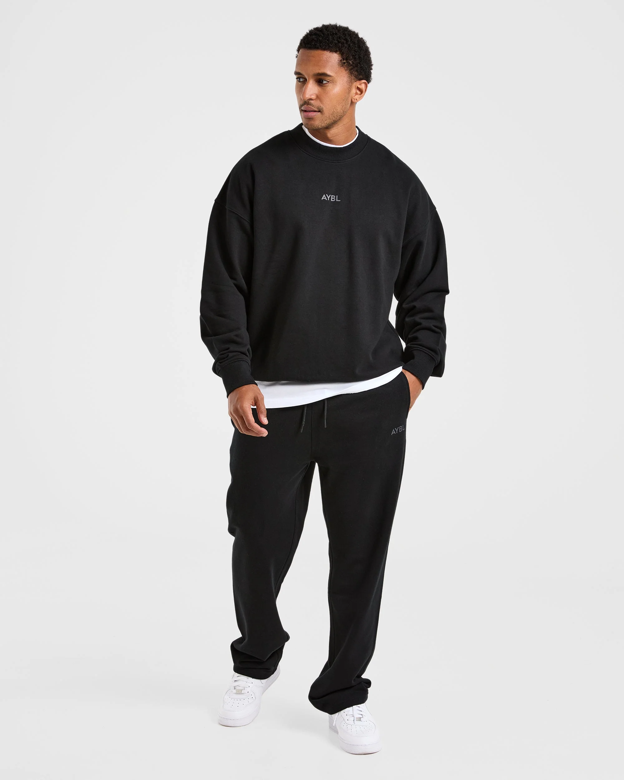 Craft Oversized Sweater - Zwart - Image 7