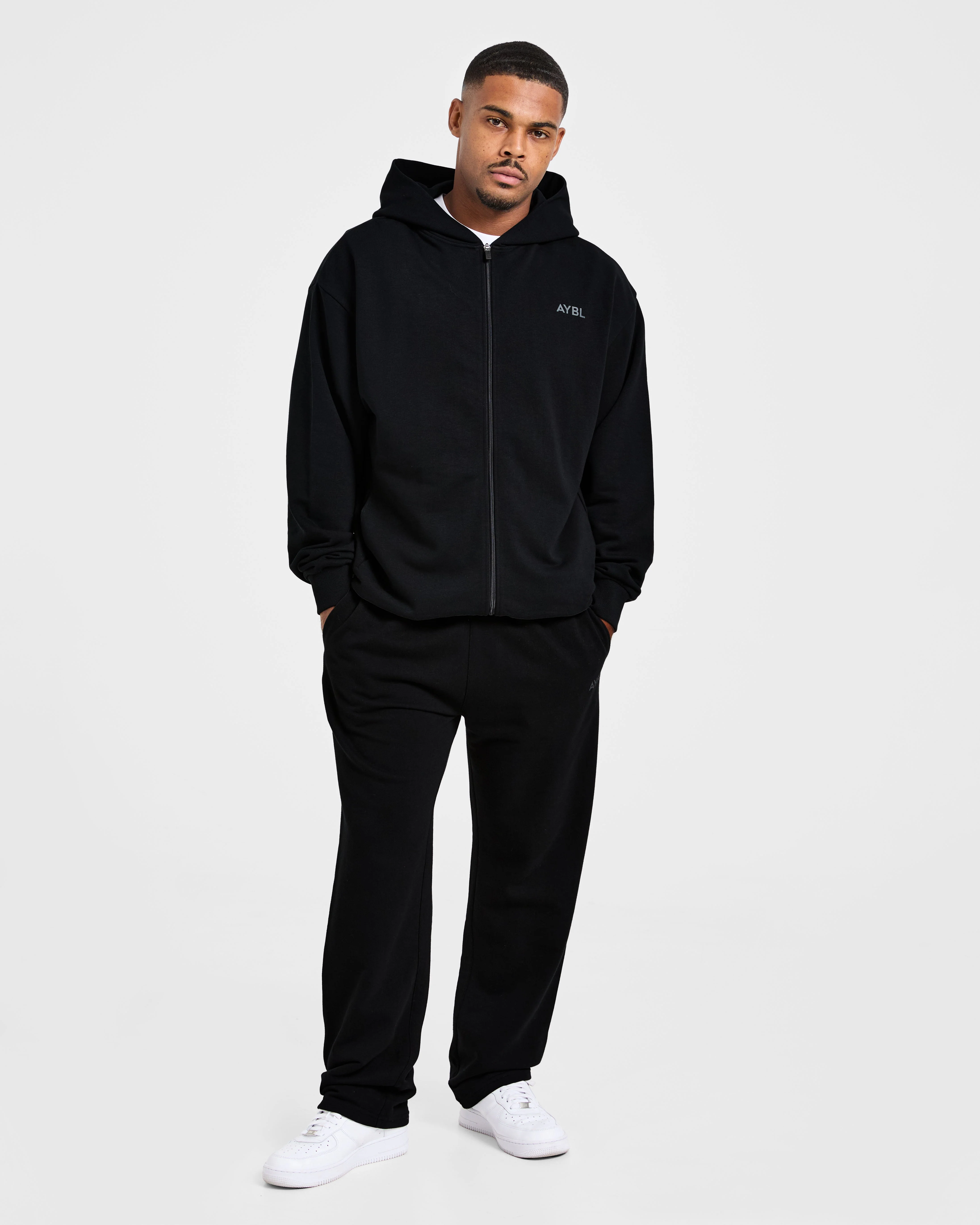 Craft Oversized Zip Up Hoodie - Zwart - Image 3