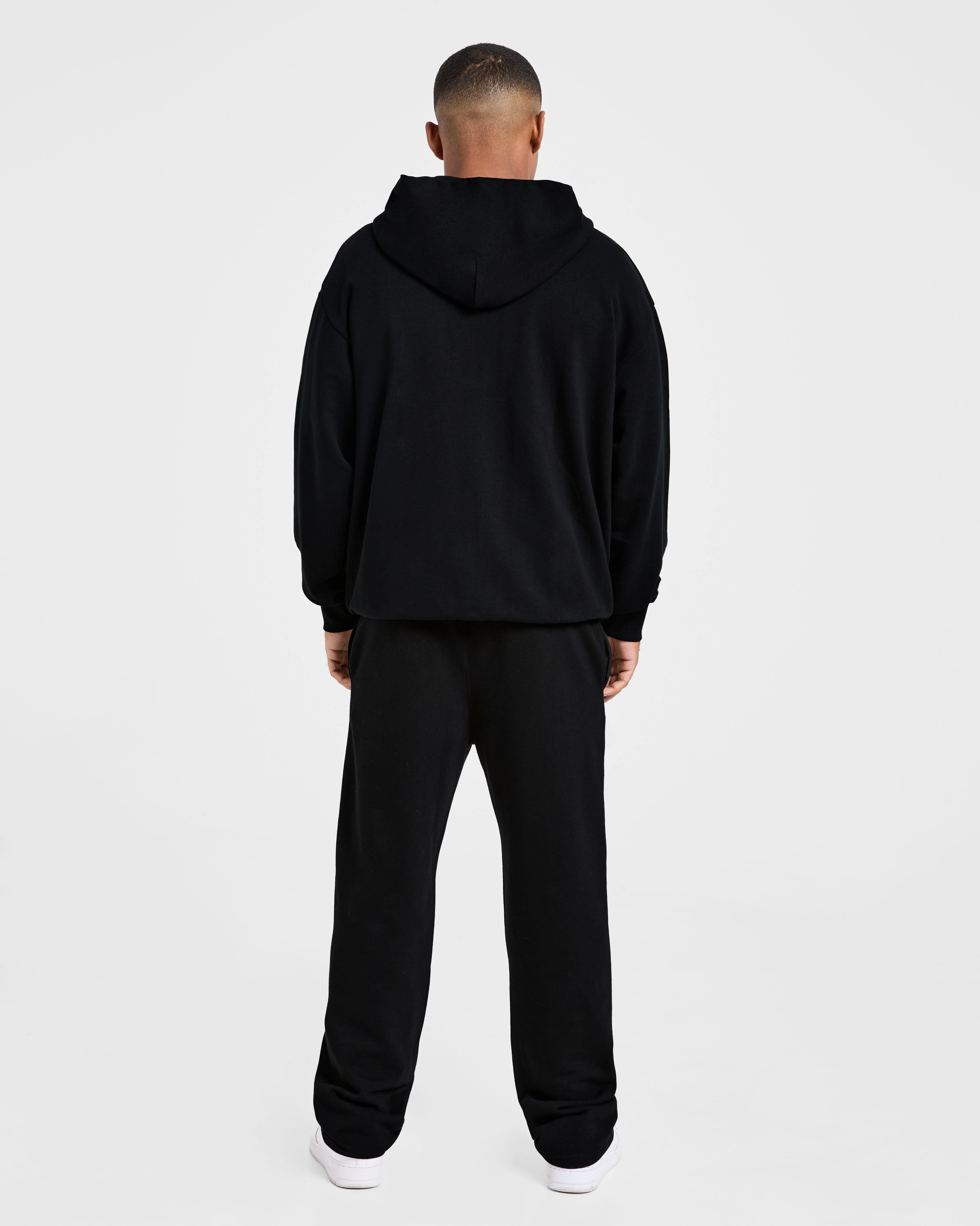 Craft Oversized Zip Up Hoodie - Zwart - Image 4