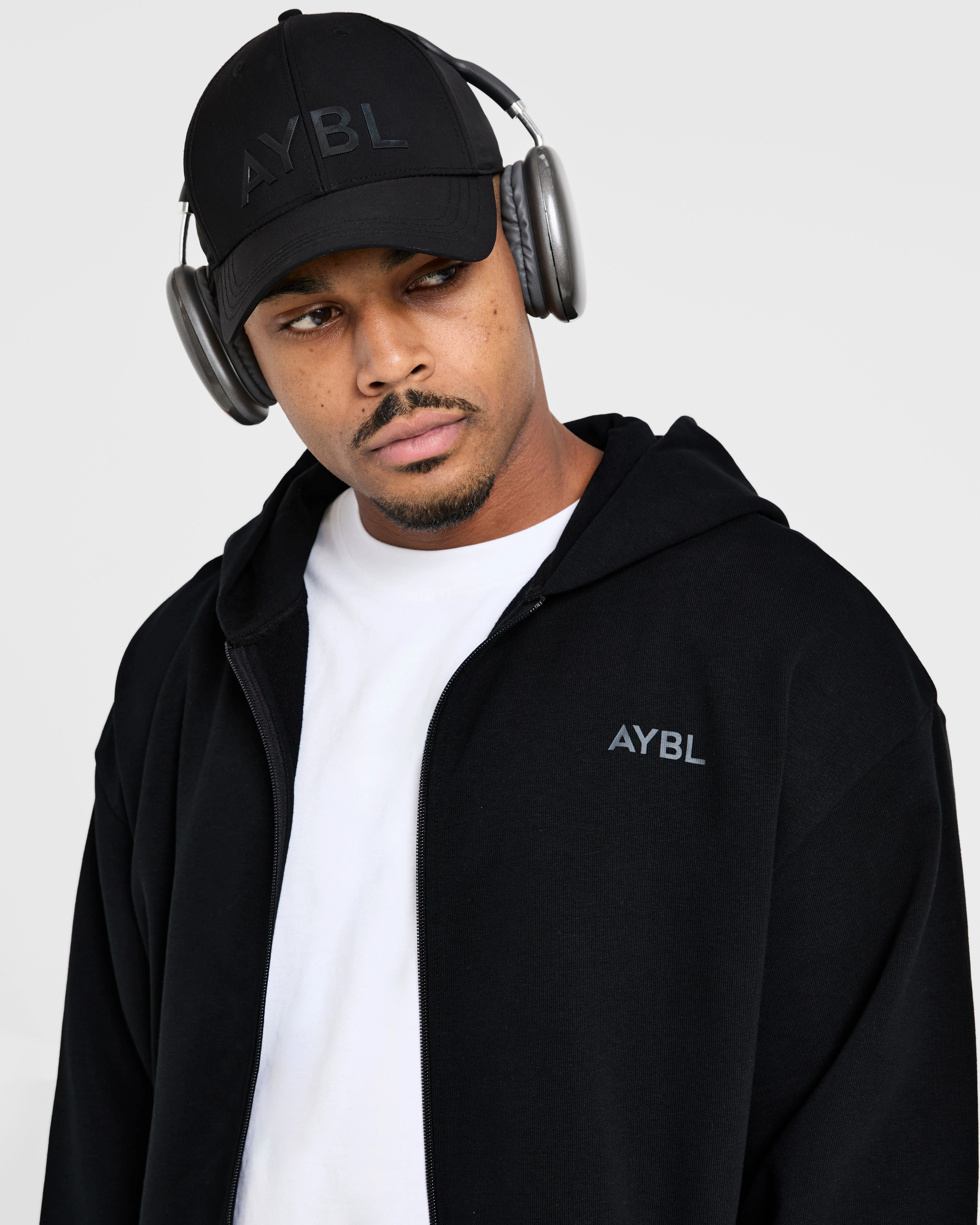 Craft Oversized Zip Up Hoodie - Zwart - Image 7