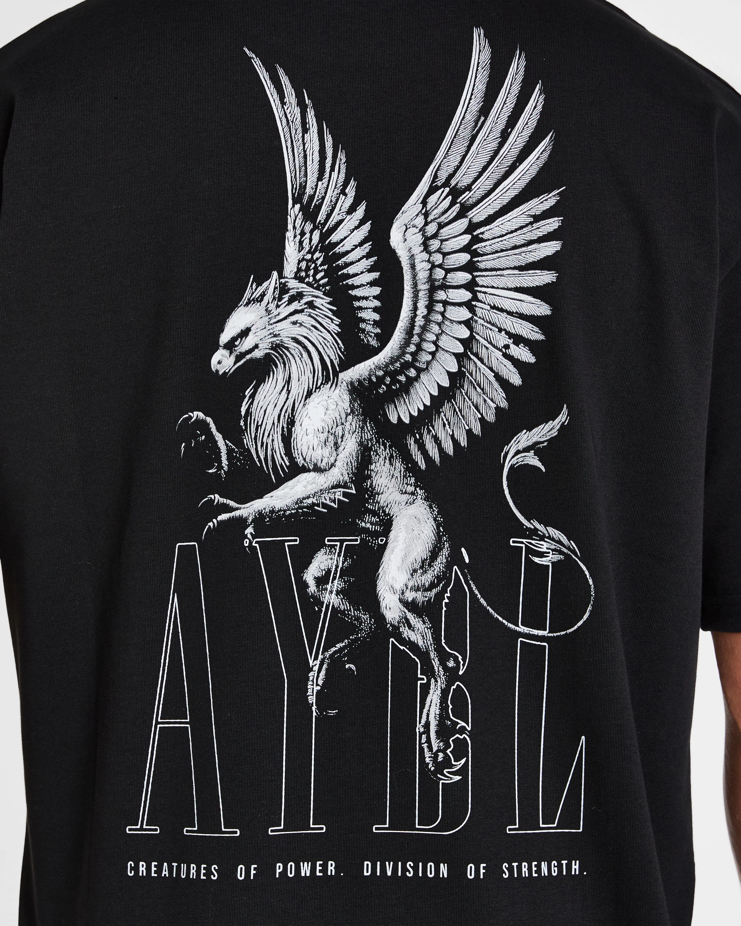 Creatures Of Power Oversized T Shirt - Zwart - Image 6