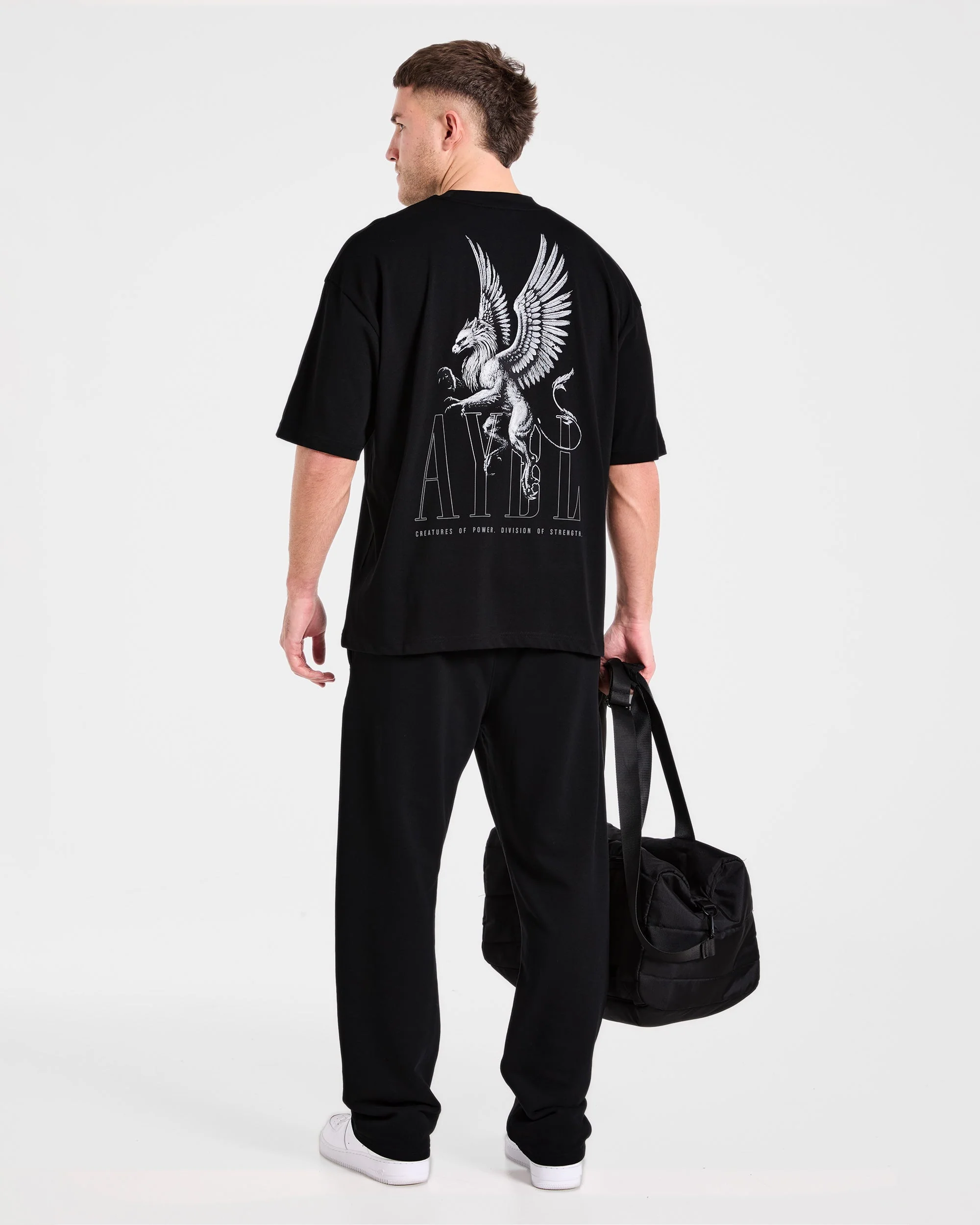 Creatures Of Power Oversized T Shirt - Zwart - Image 7