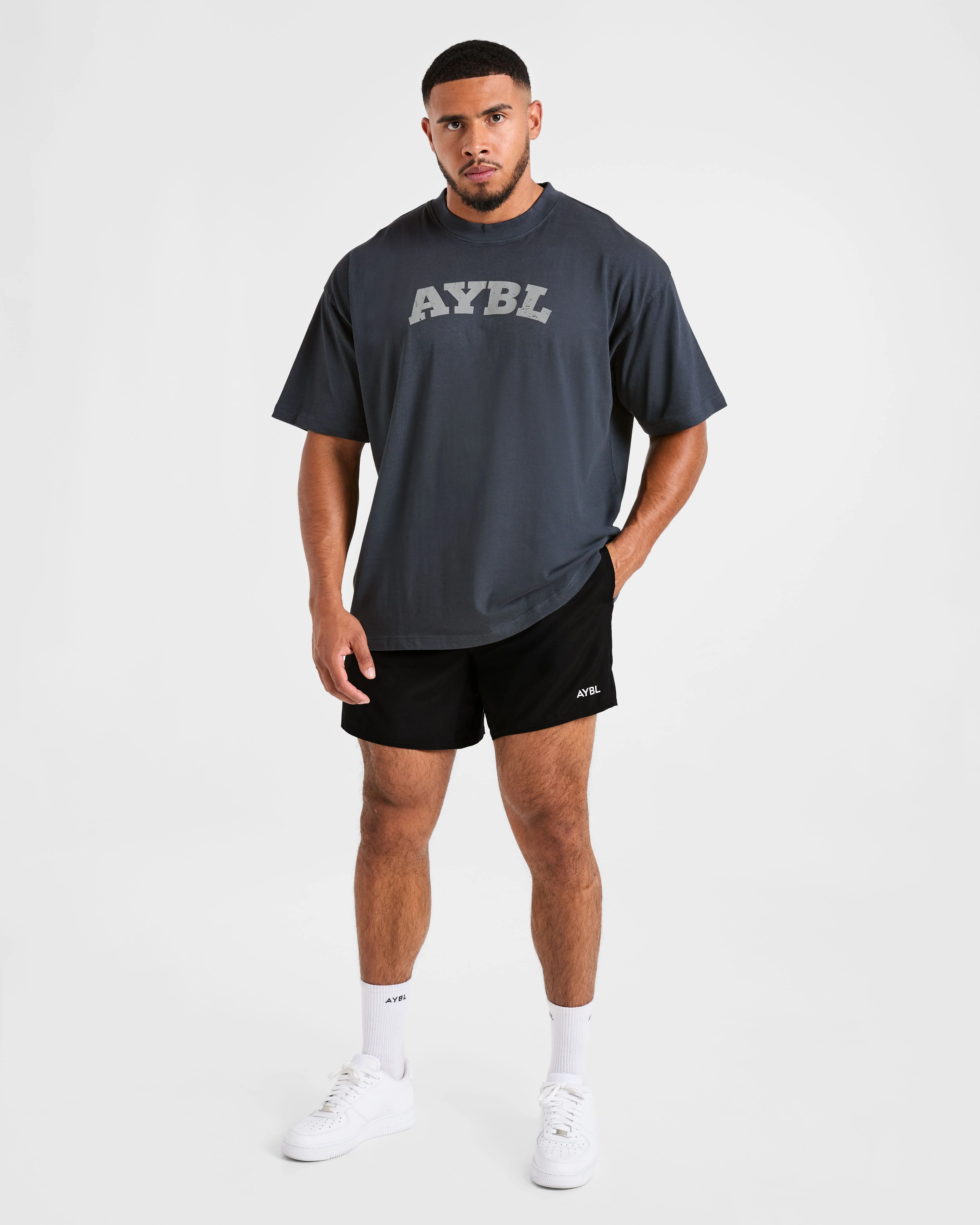 Elite Oversized T Shirt - Heavy Blauw - Image 3