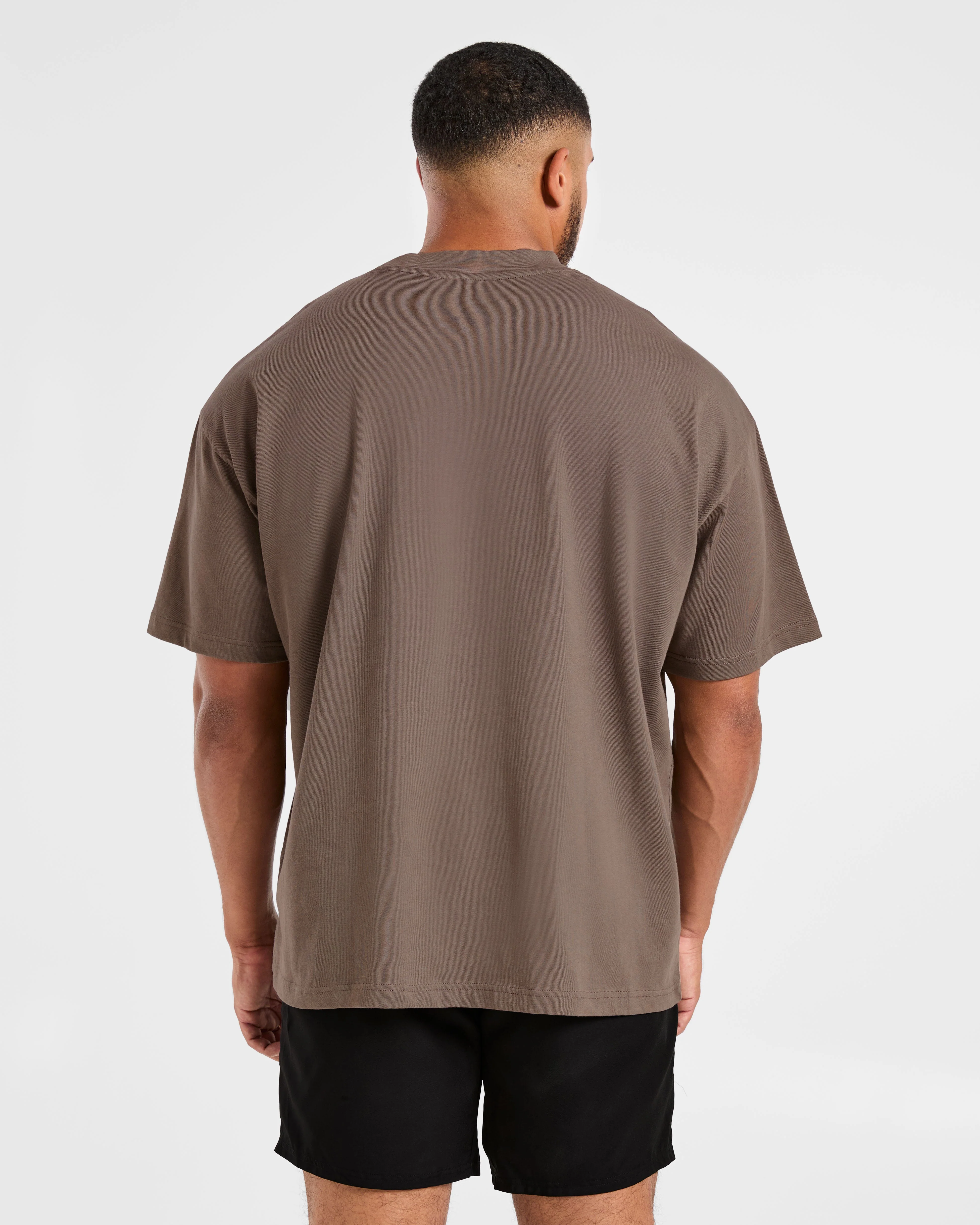 Elite Oversized T Shirt- Umber Bruin - Image 2