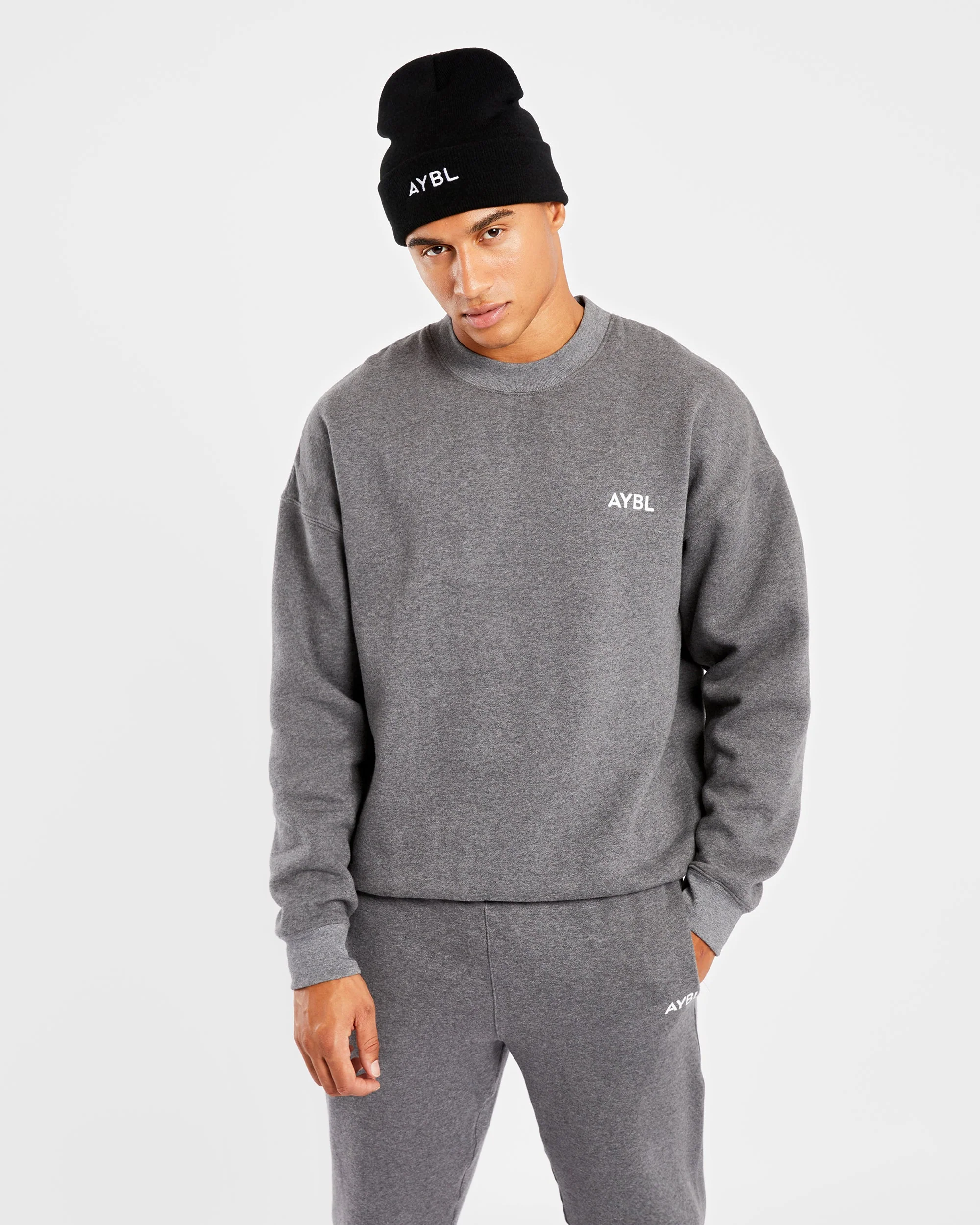 Embroidered Beanie - Zwart - Image 6