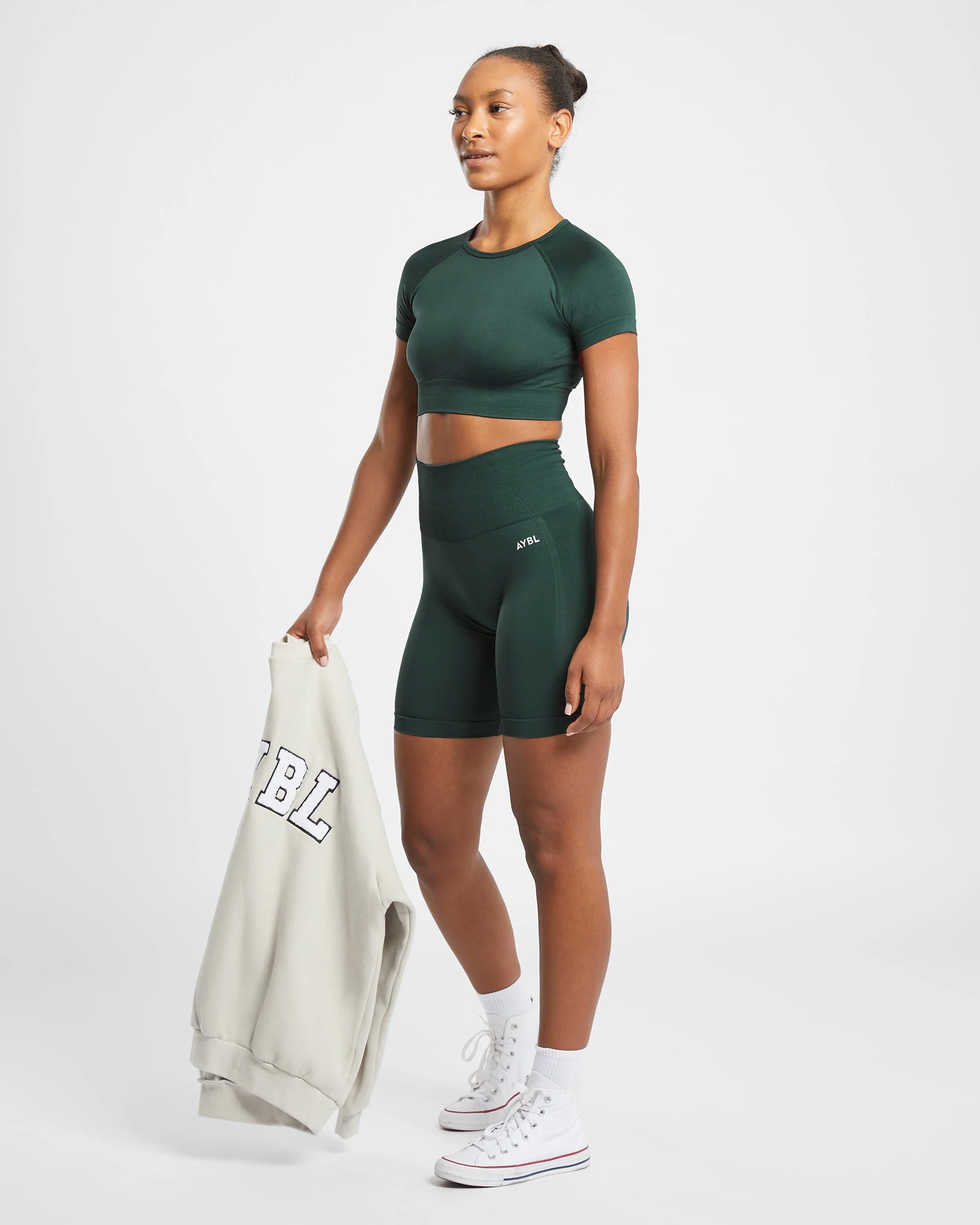 Empower Seamless Cycling Shorts - Dark Groen - Image 8
