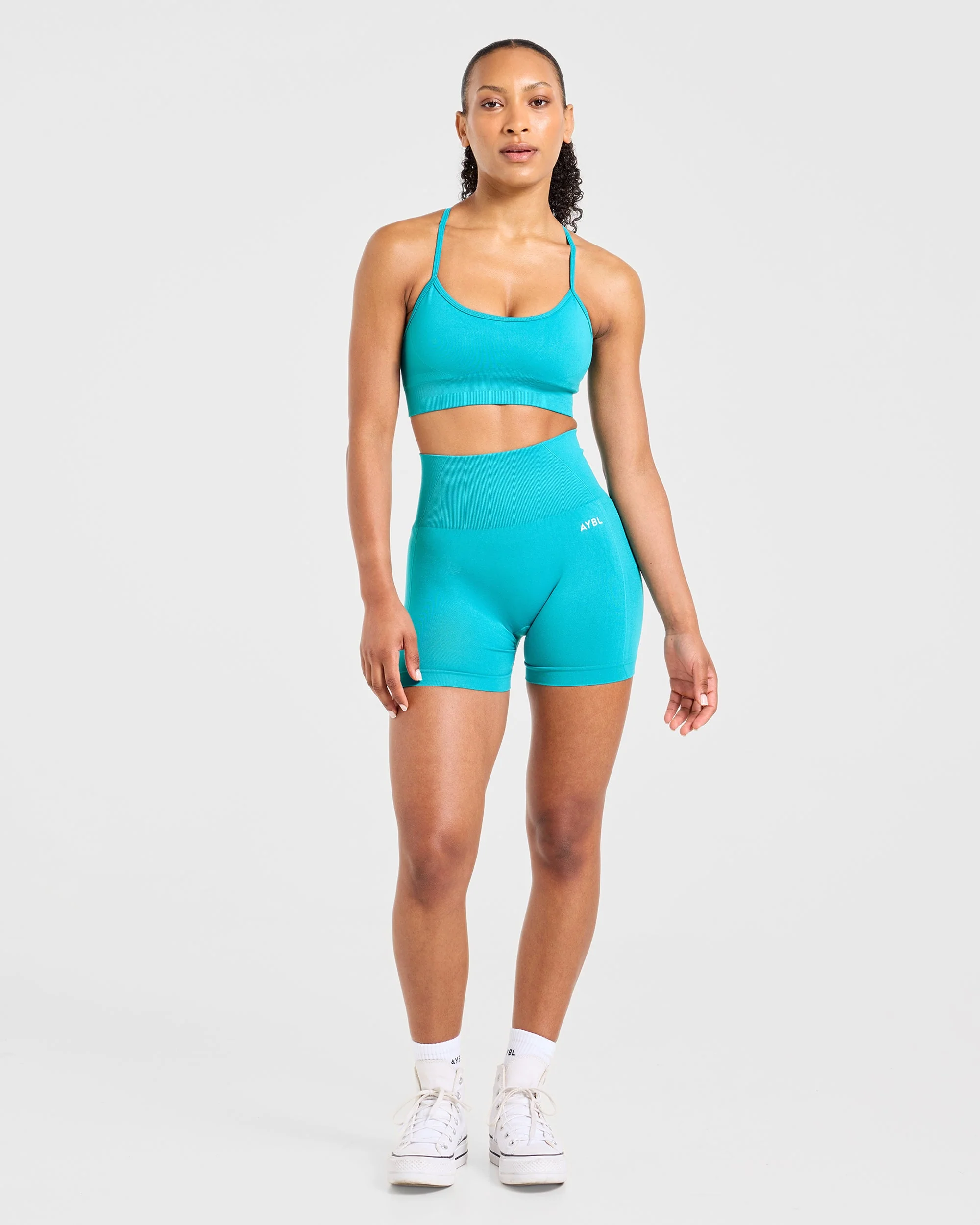 Empower Seamless Shorts - Deep Teal - Image 4
