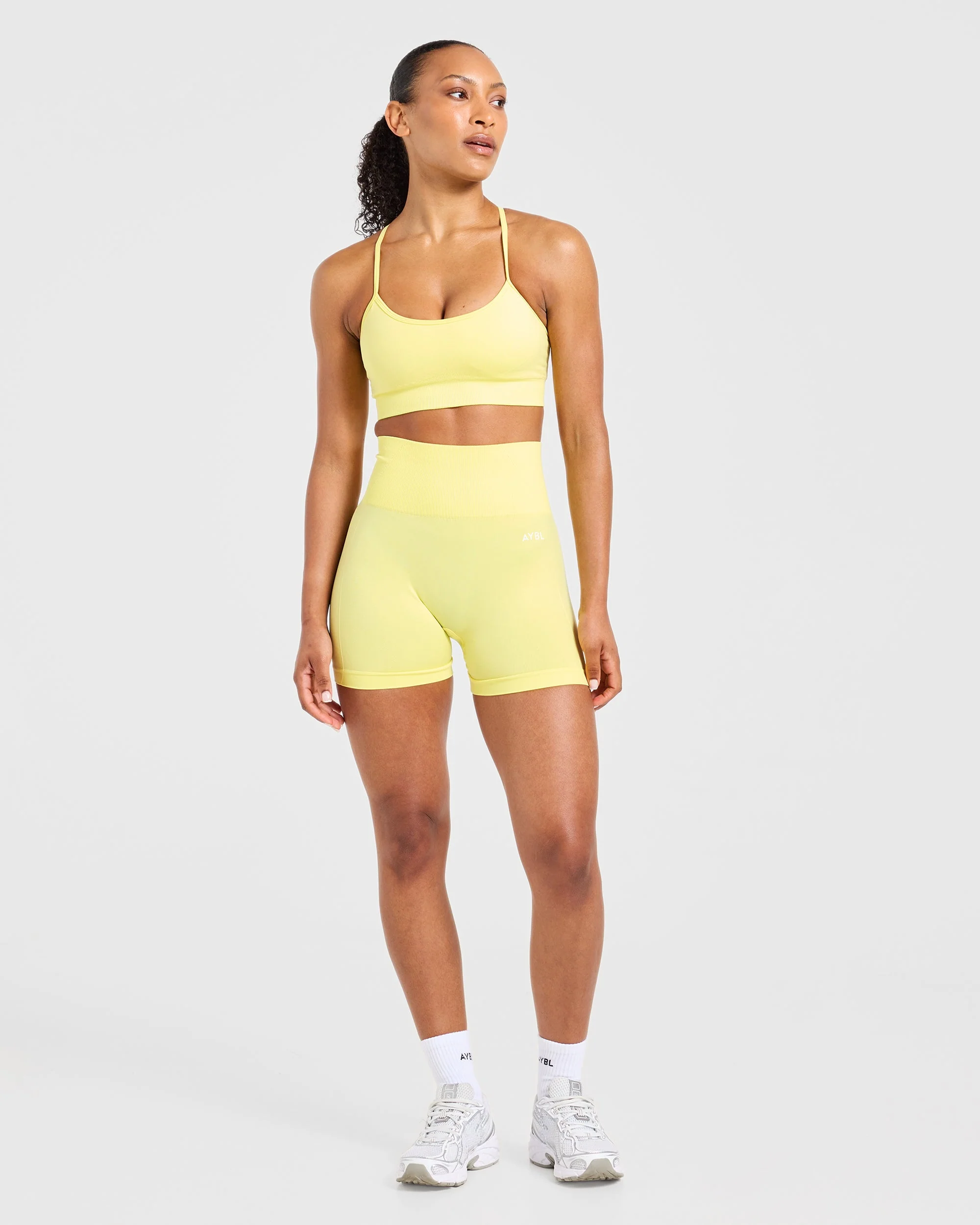 Empower Seamless Shorts - Lemon - Image 4