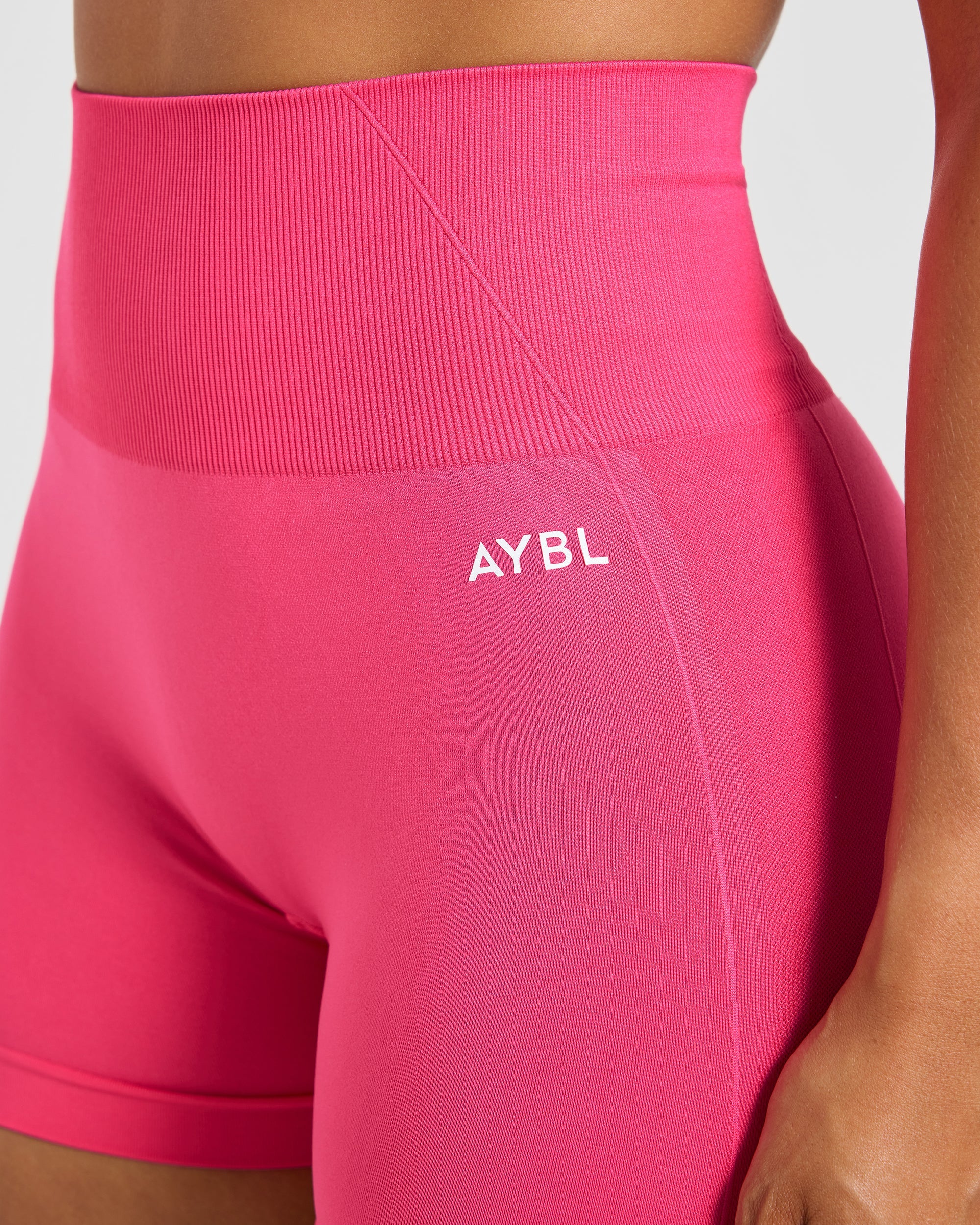 Empower Seamless Shorts - Raspberry Sorbet - Image 6