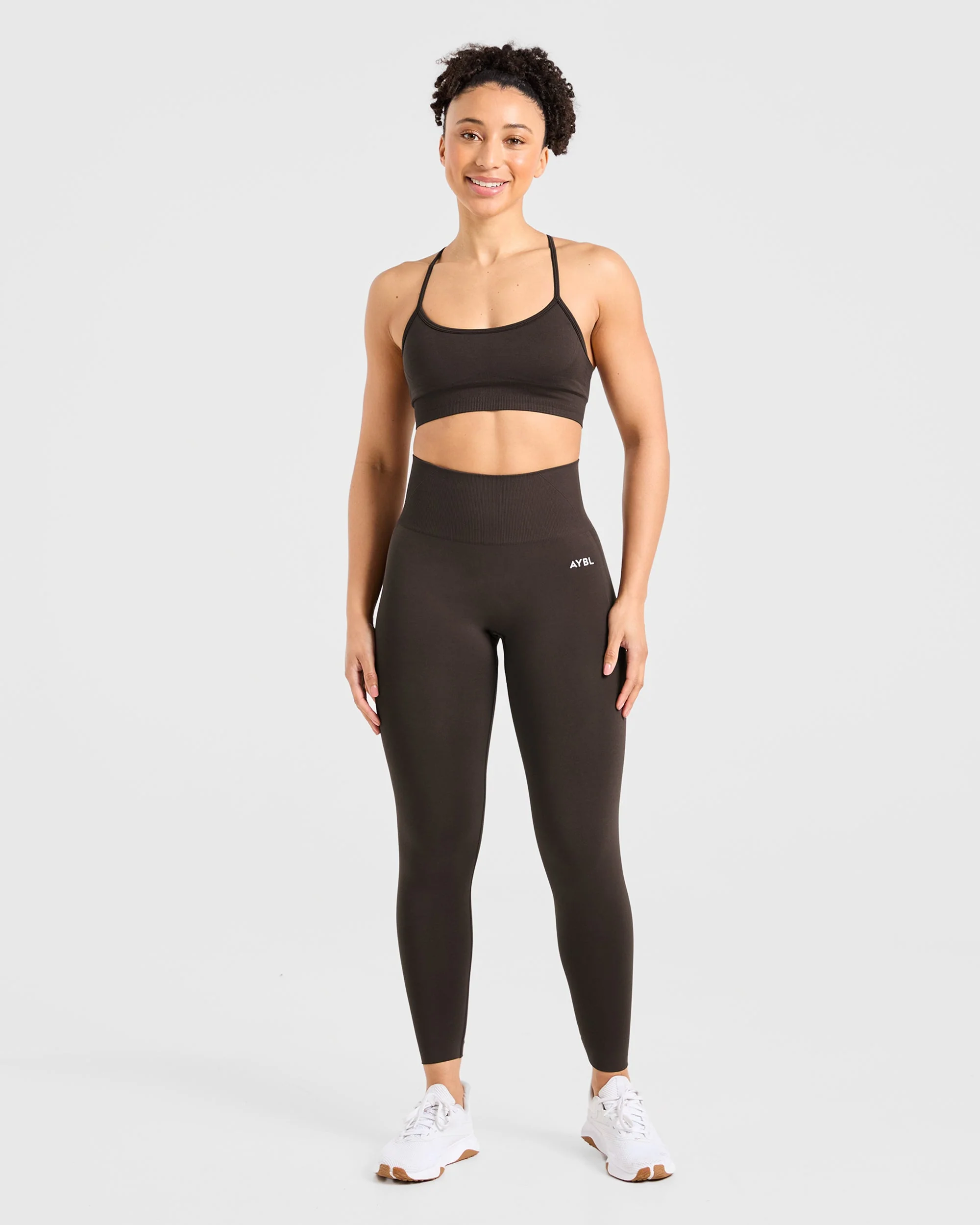Empower Seamless Sports Bra - Cocoa Bruin - Image 3