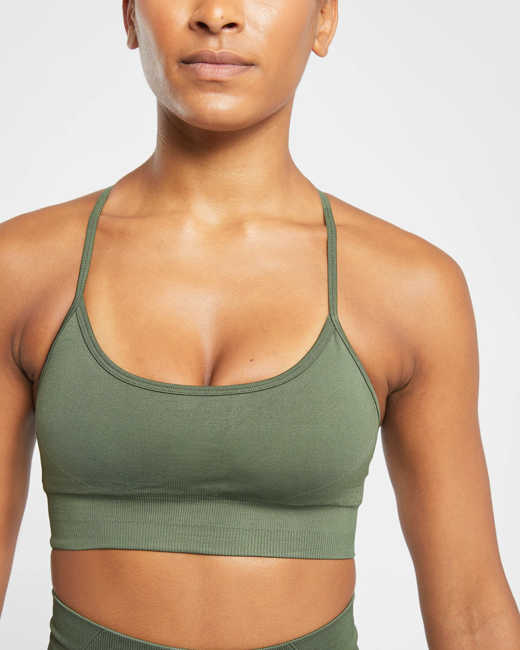 Empower Seamless Sports Bra - Khaki Groen - Image 5