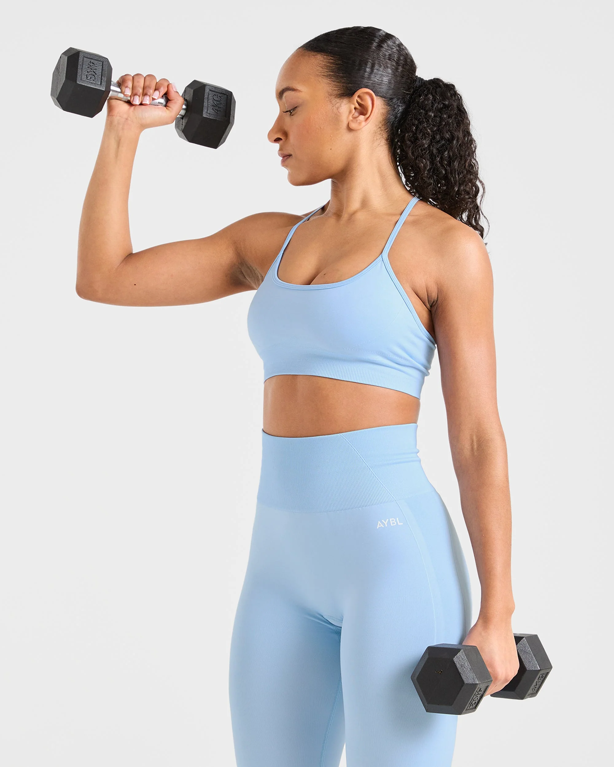 Empower Seamless Sports Bra - Sky Blauw - Image 7