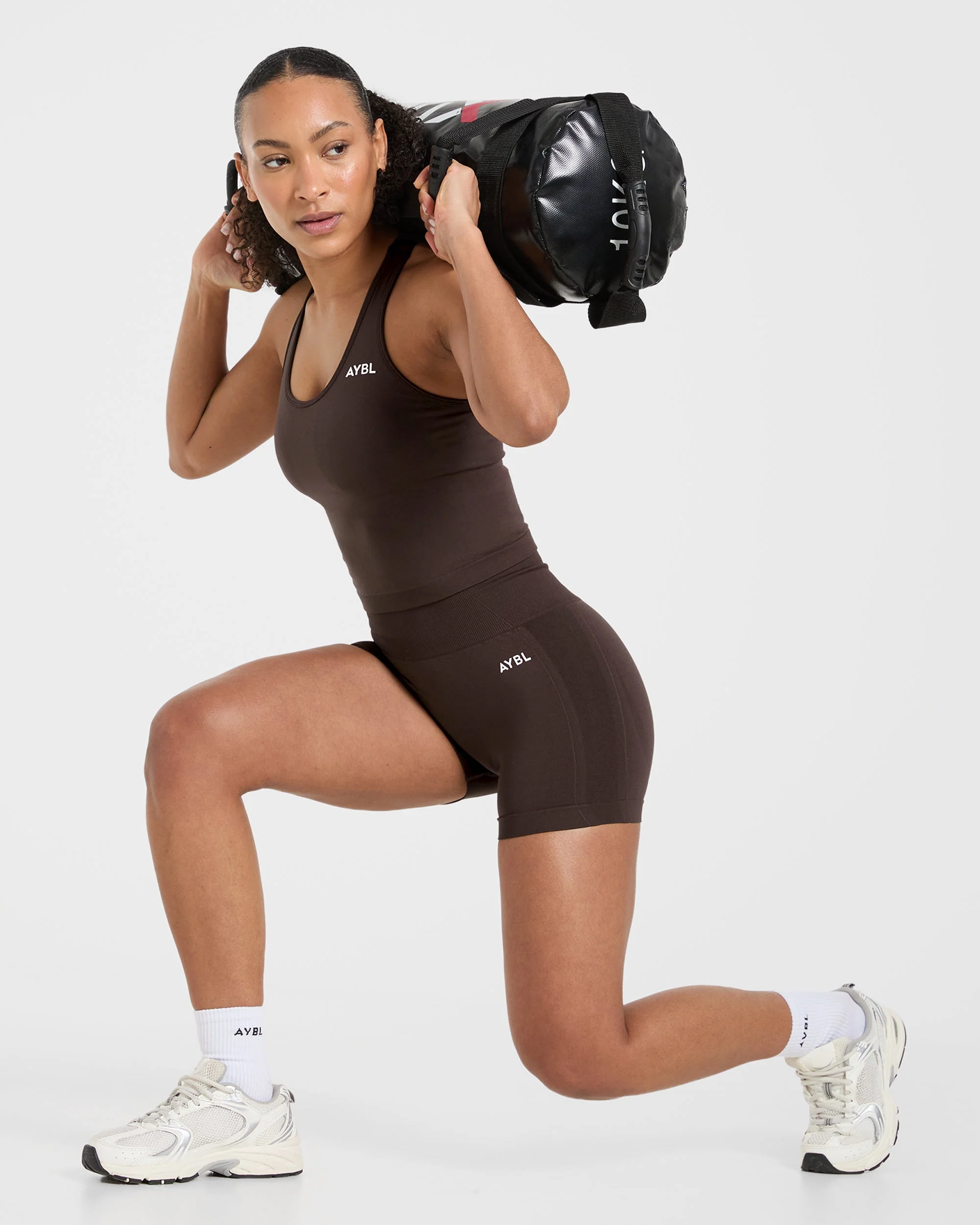 Empower Seamless Tank Top - Cocoa Bruin - Image 8