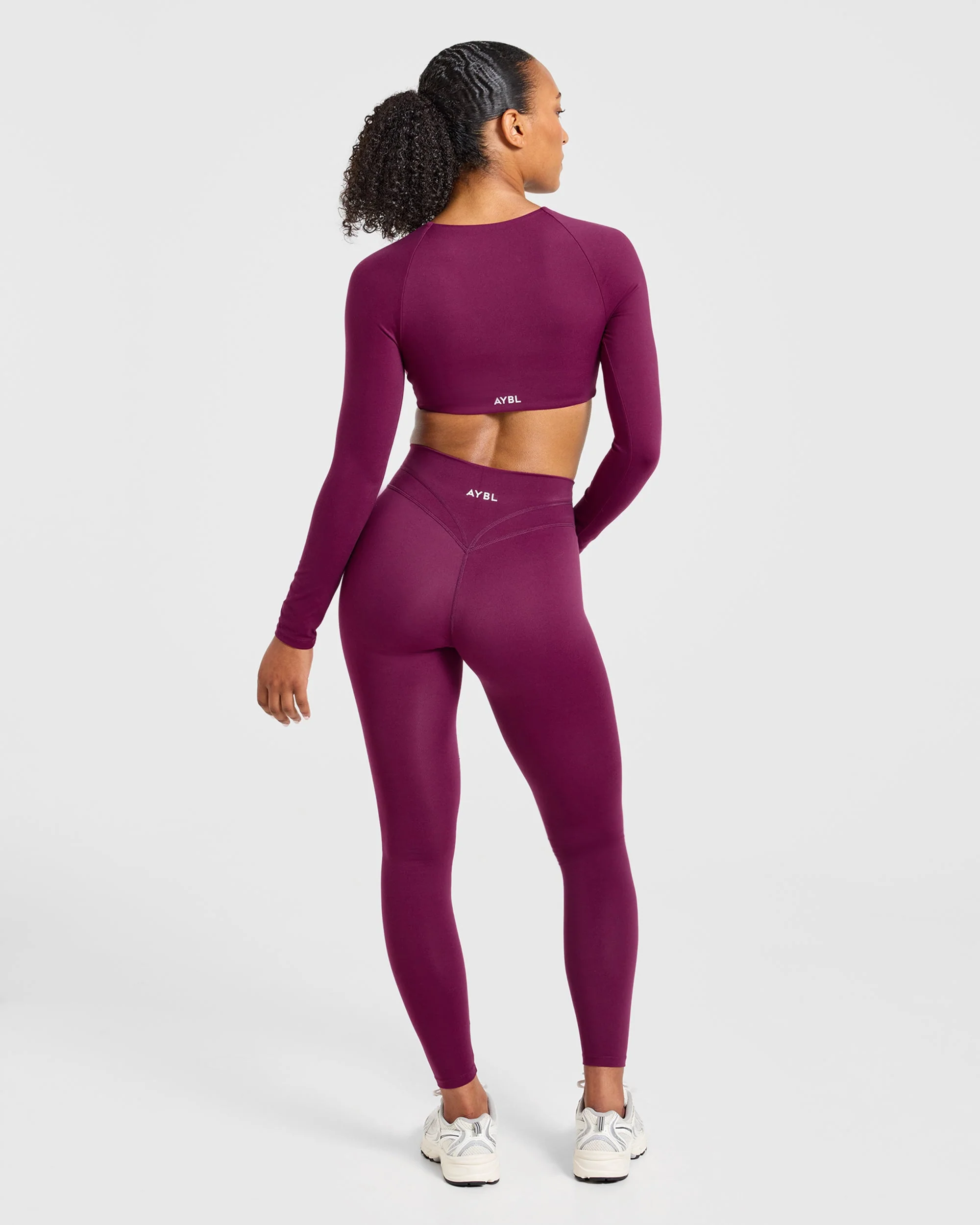 Engage Leggings - Rich Plum - Image 4