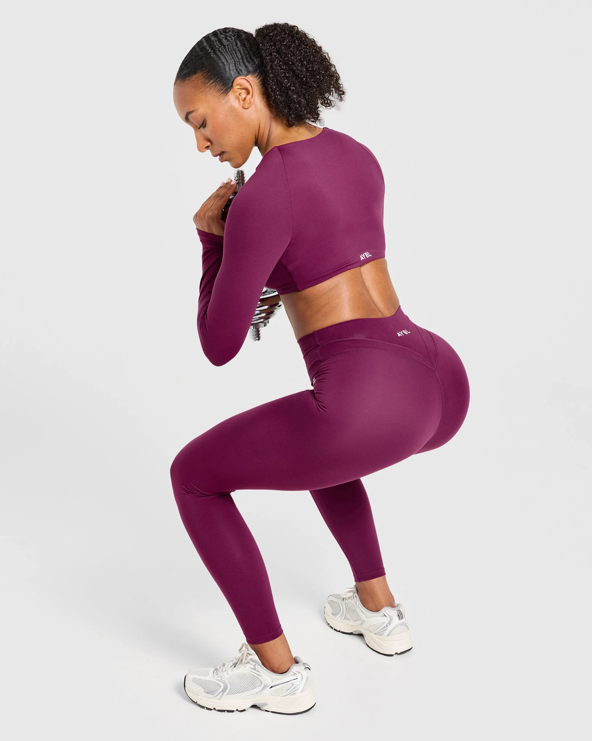 Engage Leggings - Rich Plum - Image 7
