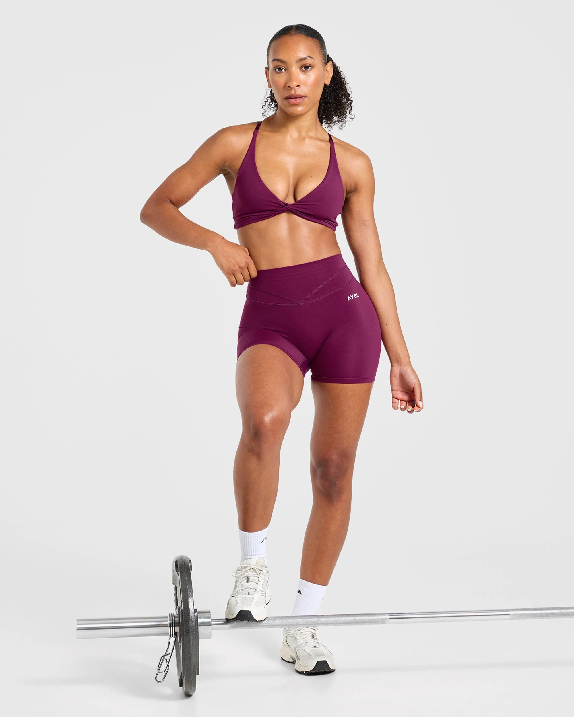 Engage Sports Bra - Rich Plum - Image 8