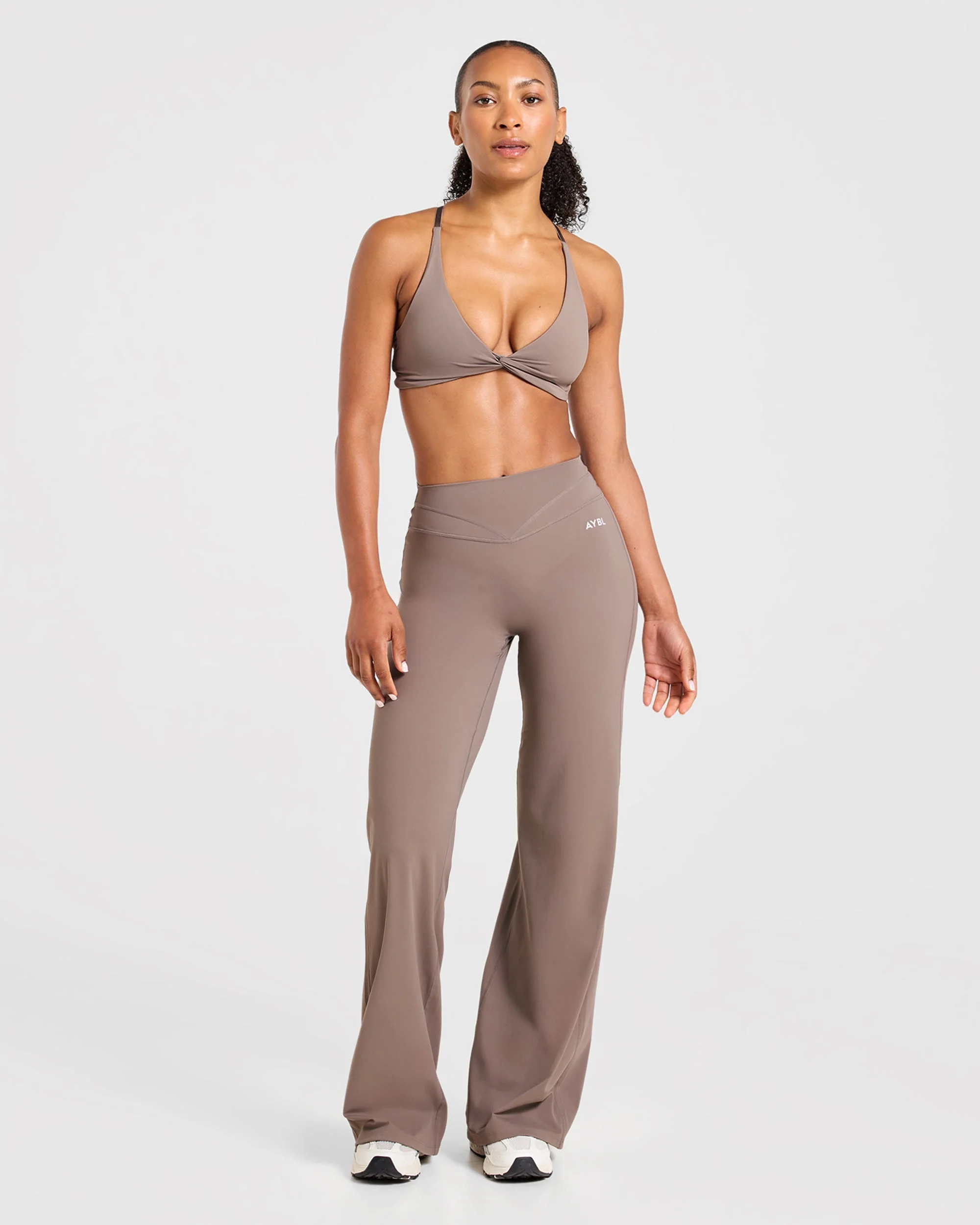 Engage Sports Bra - Warm Taupe - Image 3