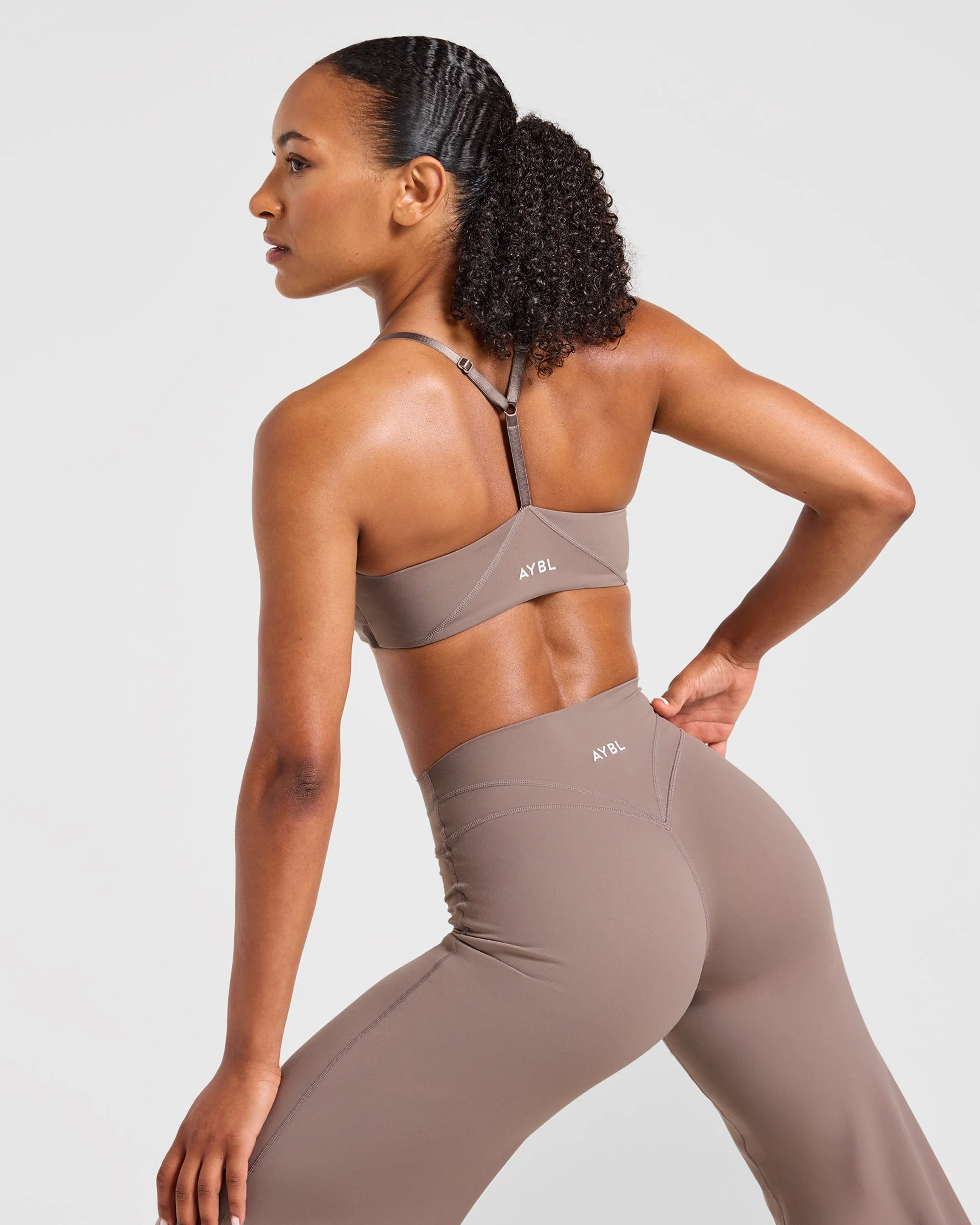 Engage Sports Bra - Warm Taupe - Image 7
