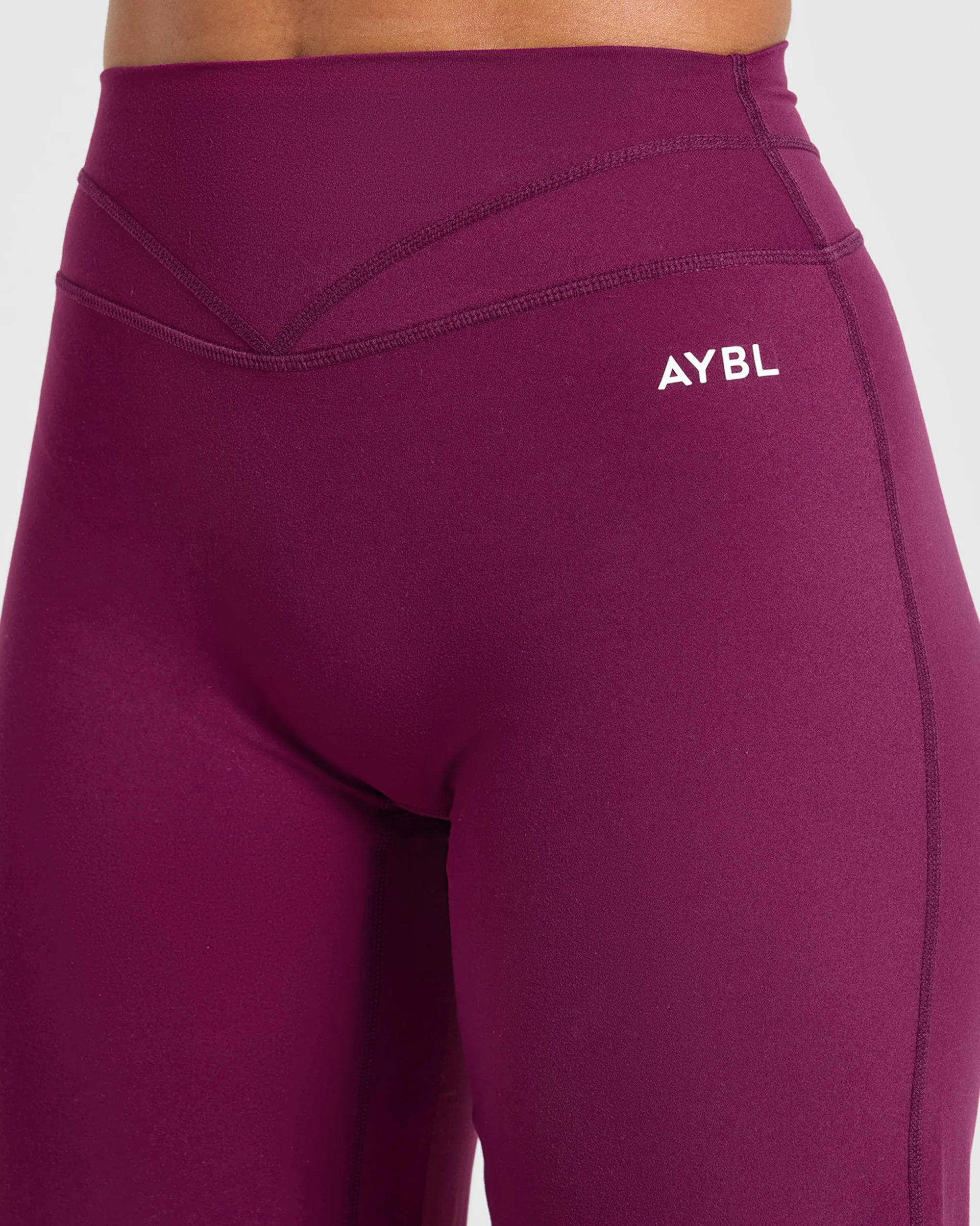 Engage Straight Leg Leggings - Rich Plum - Image 5